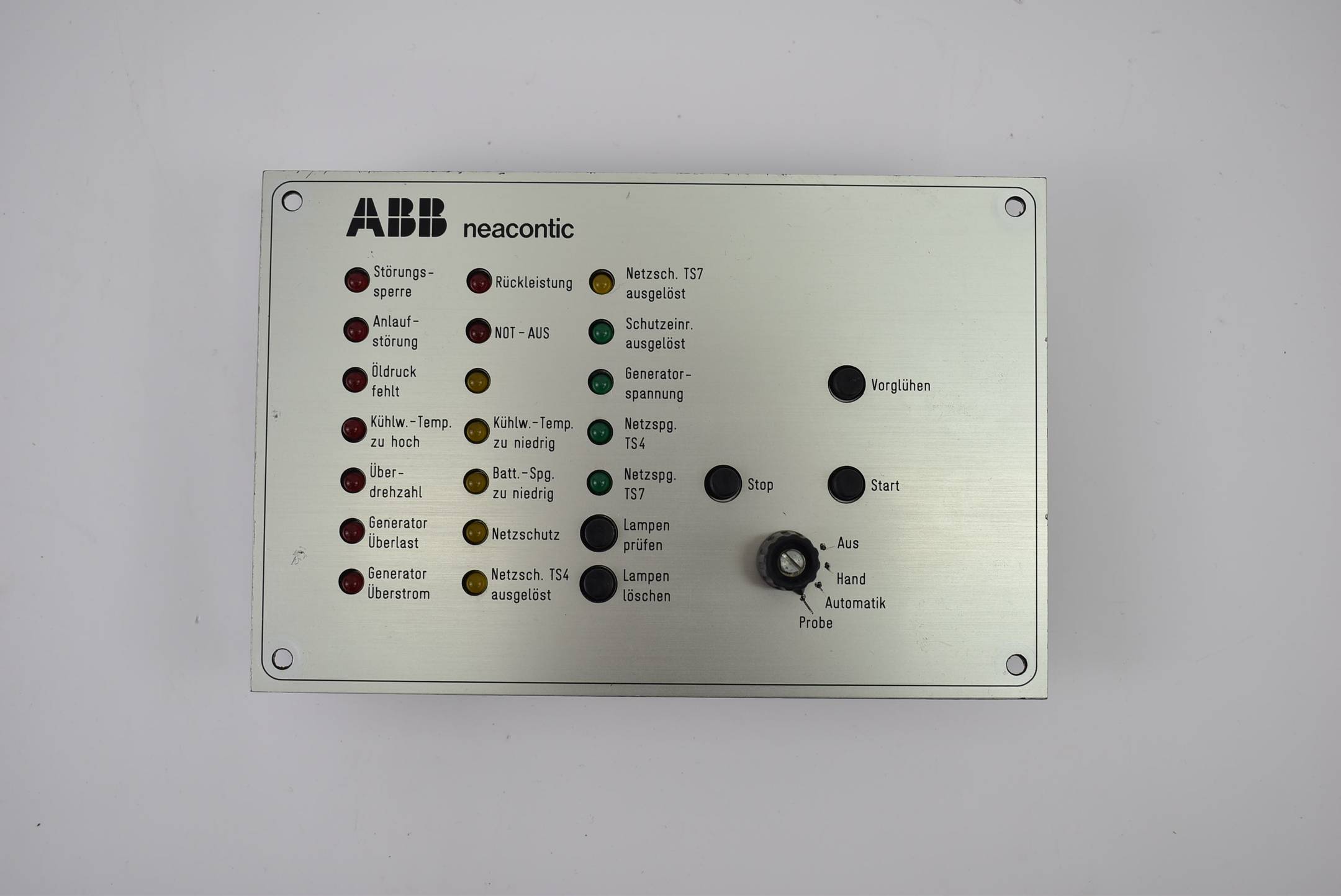 ABB neacontic Bedientafel Alarm Zentrale