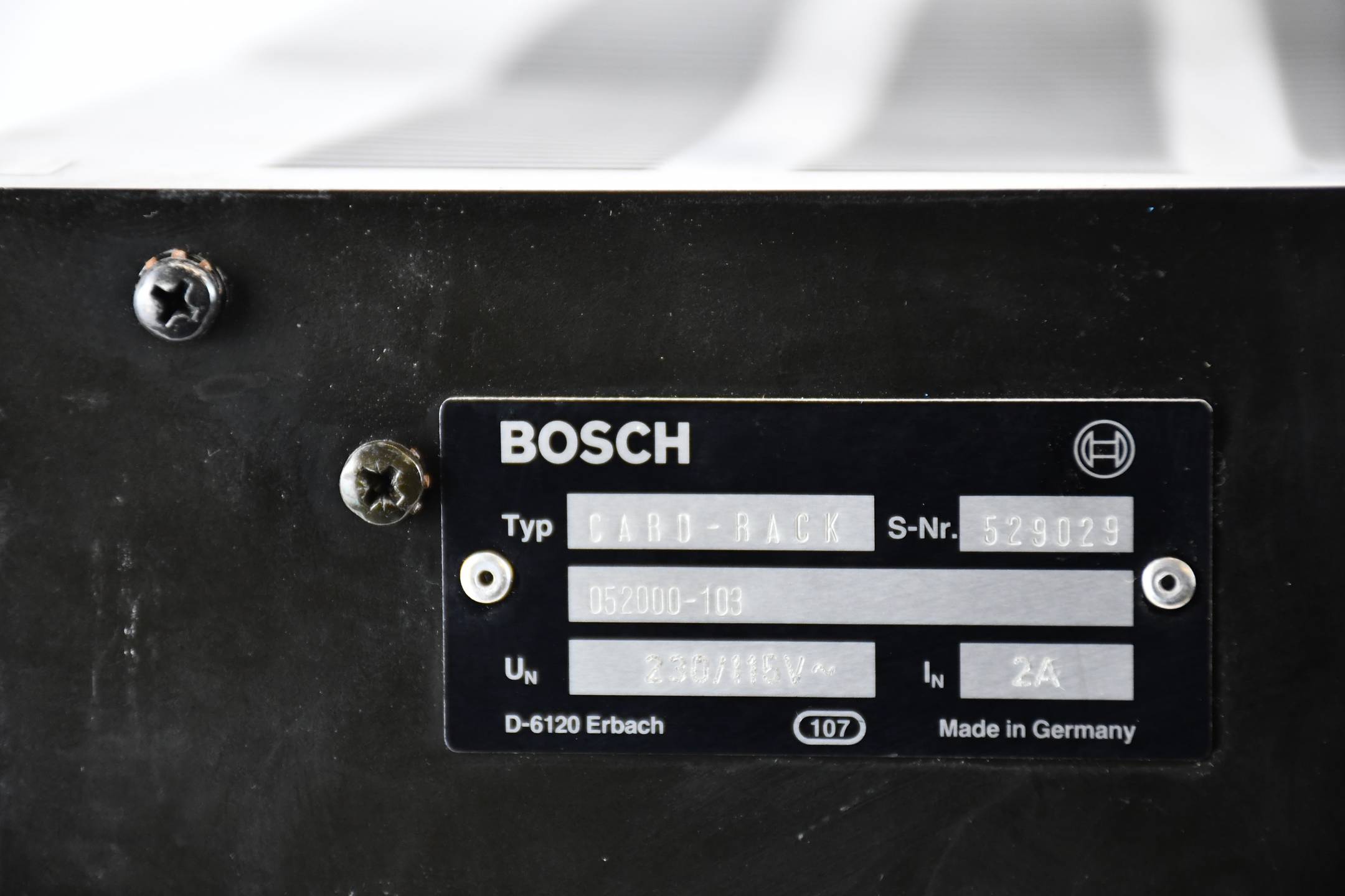 Bosch Karten Rack 052171 ( 052000-103 ) CL 300 ( CL300 )