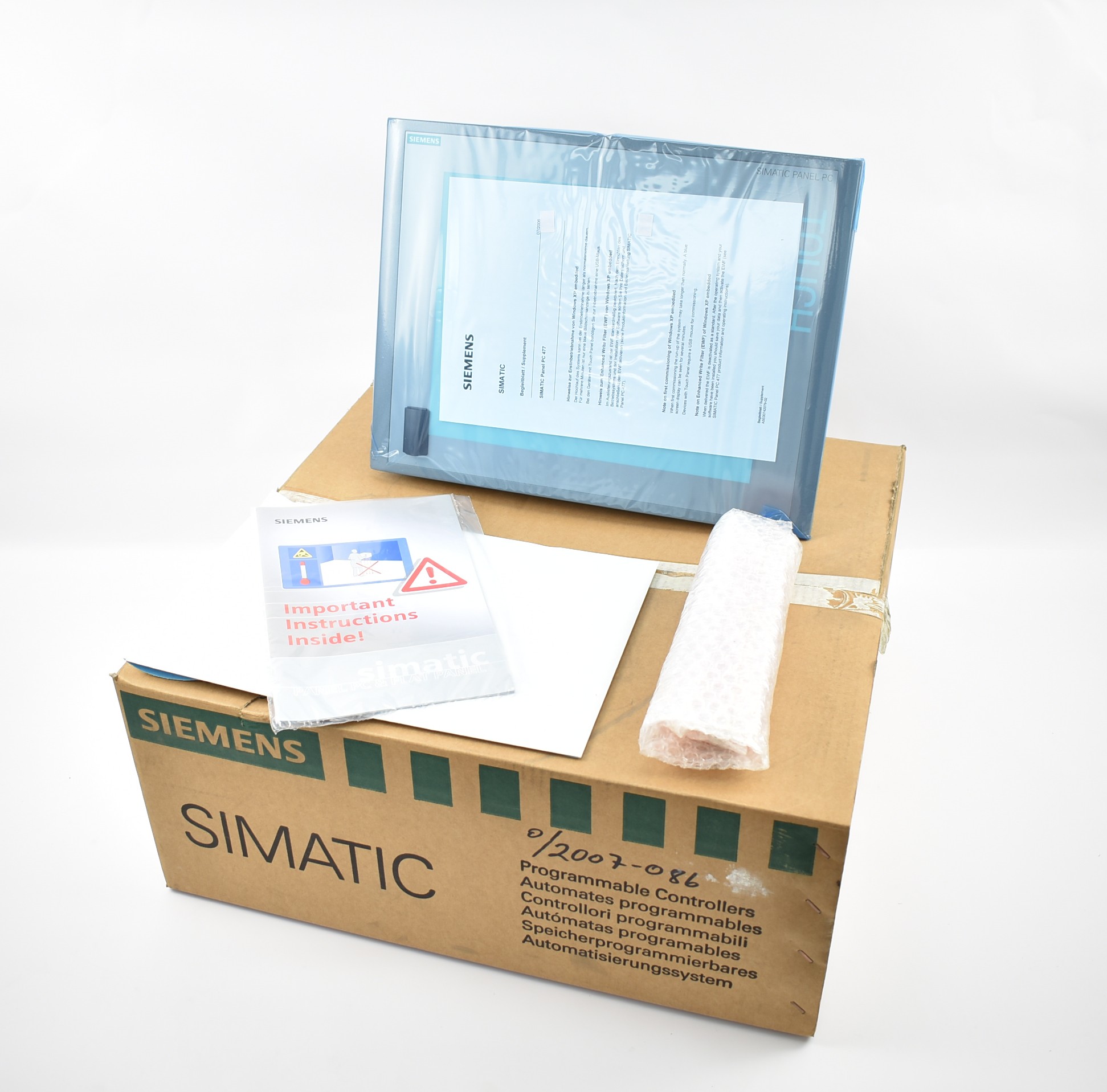 Siemens Simatic Panel PC 477B 12" 6AV7851-0AE20-1AA0 ( 6AV7 851-0AE20-1AA0 ) E07