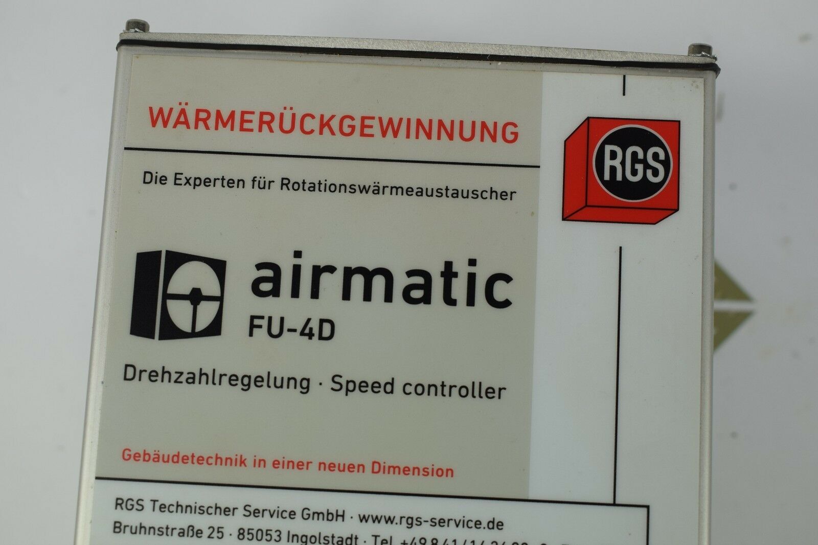 RGS airmatic Drehzahlregelung FU-4D 