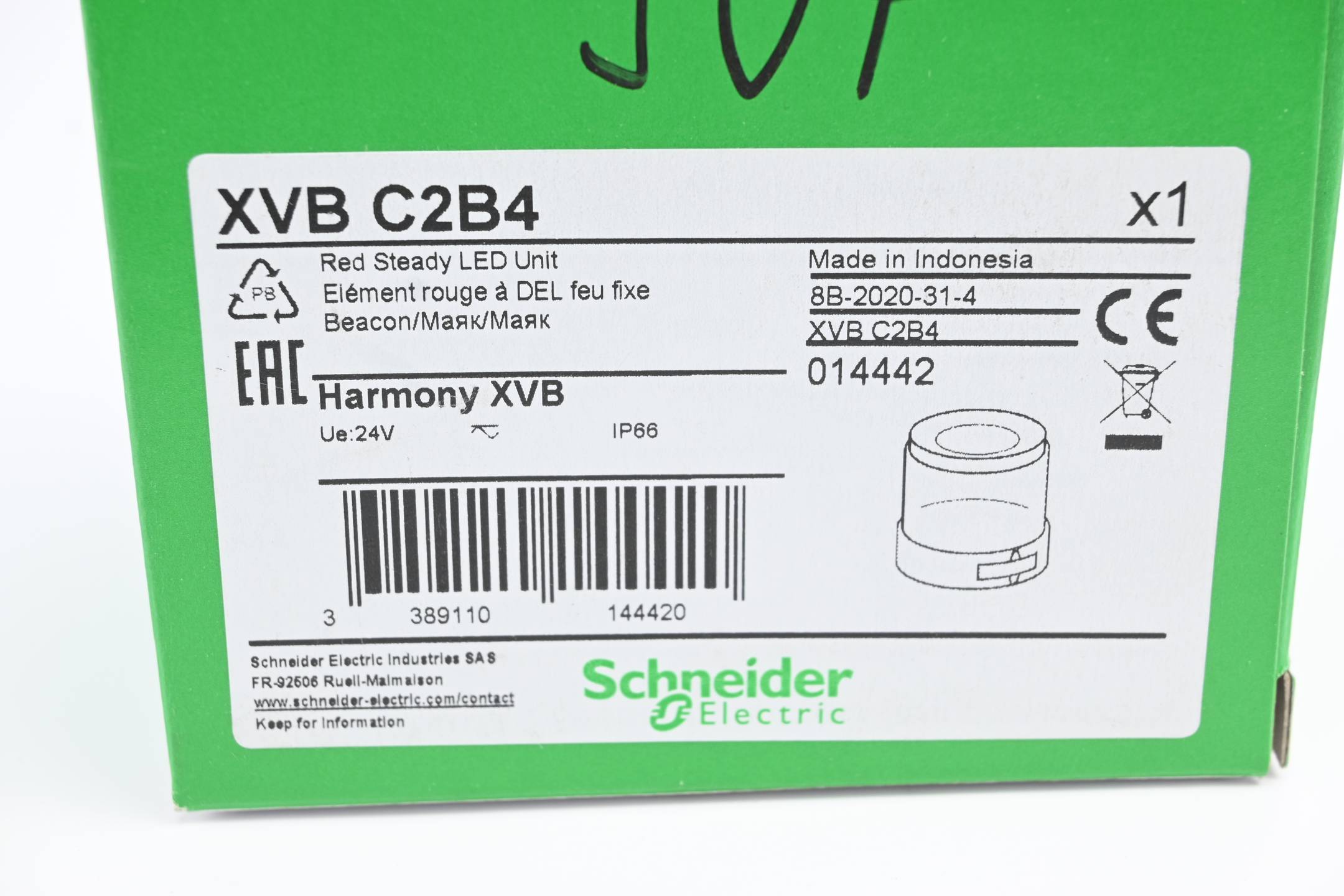 Schneider Electric Harmony Leuchtelement Dauerlicht Rot XVB C2B4 ( 014442 )