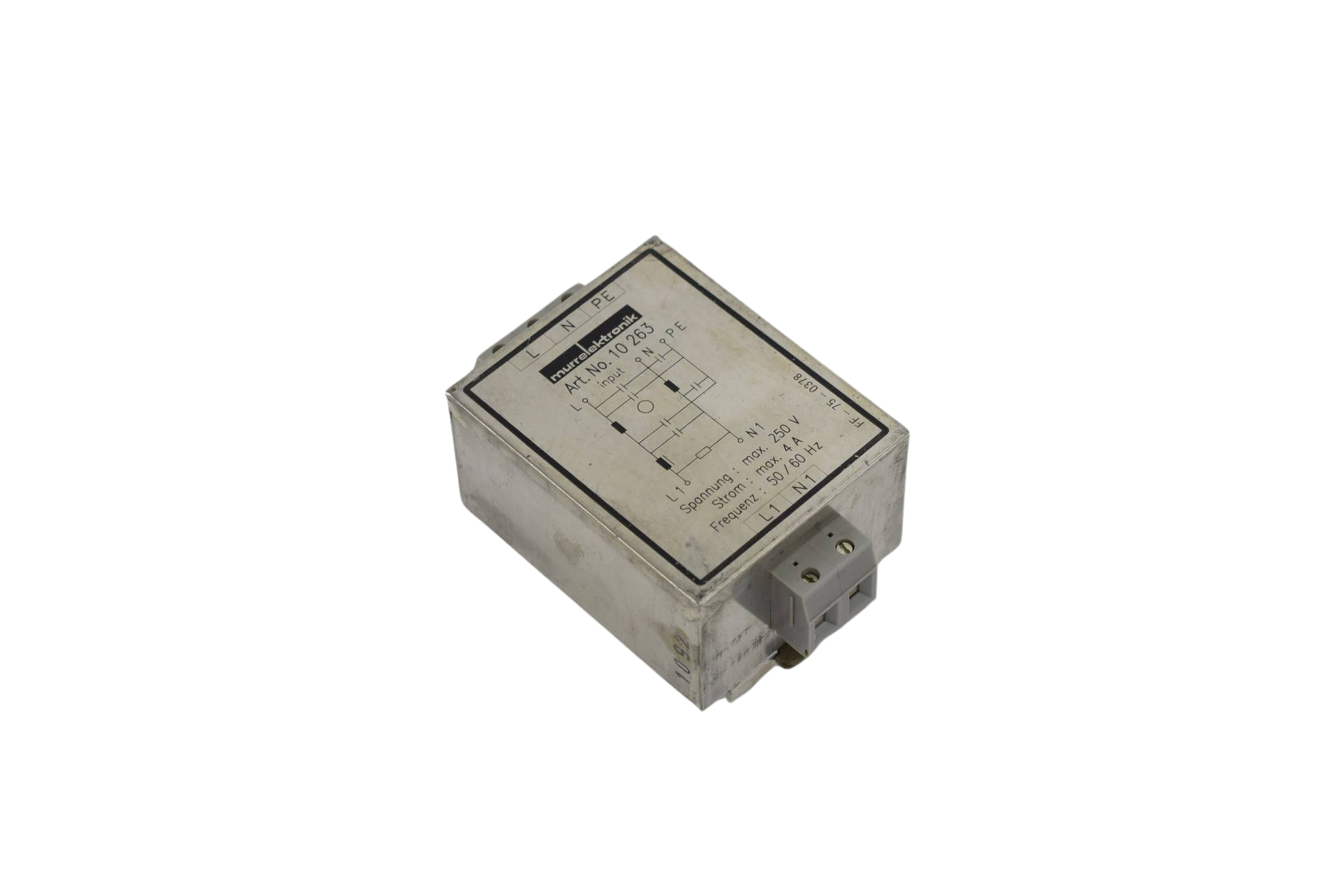 Murr Elektronik Netzfilter 10 263 ( 10263) FF-75-0378