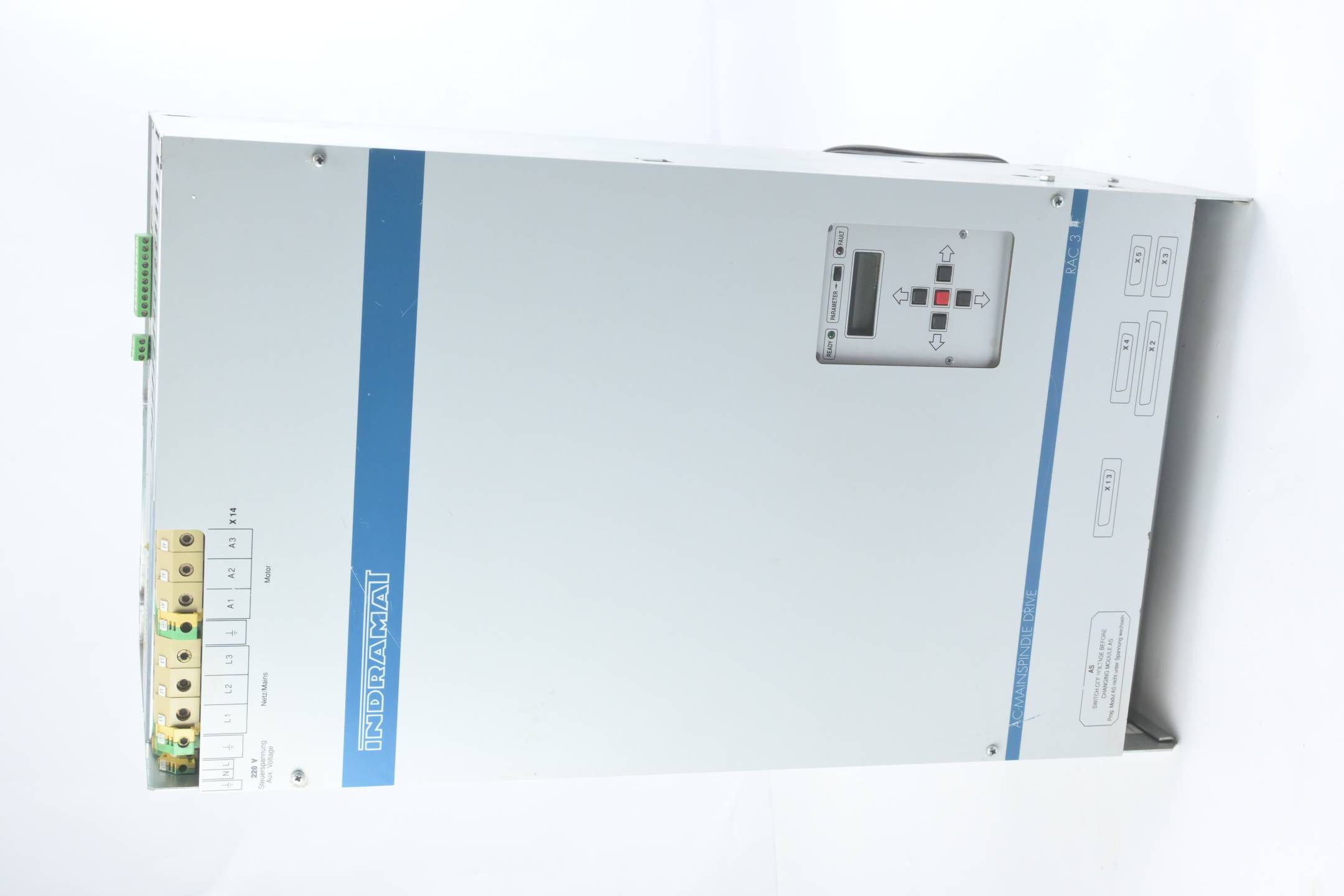 Indramat AC Hauptspindelantrieb RAC 3.1-100-460-A00-W1-220 