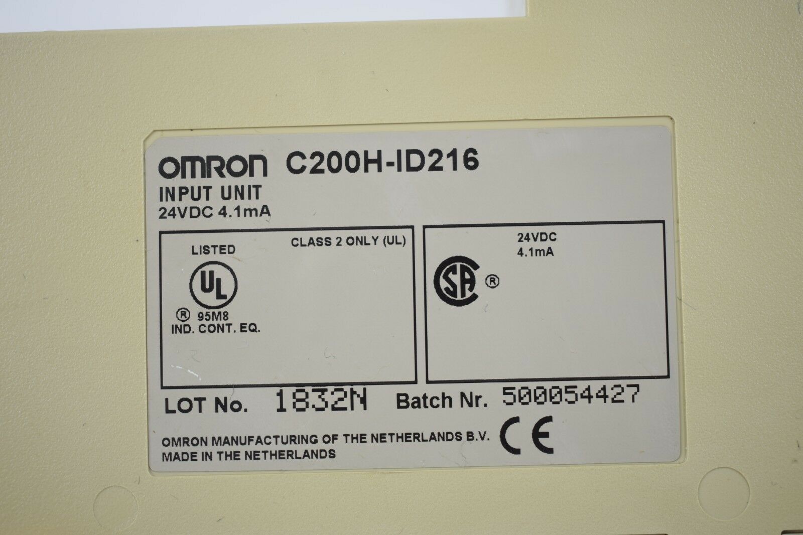 Omron C200H-ID216