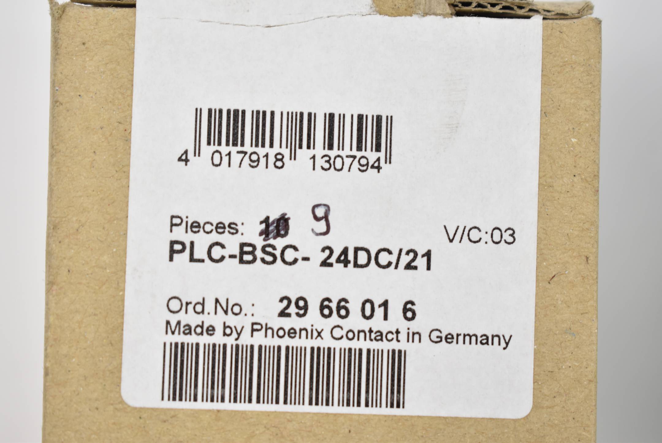 Phoenix Contact PLC-BSC-24DC/21 ( 29 66 016 ) 2966016  ( VE 9 Stück )