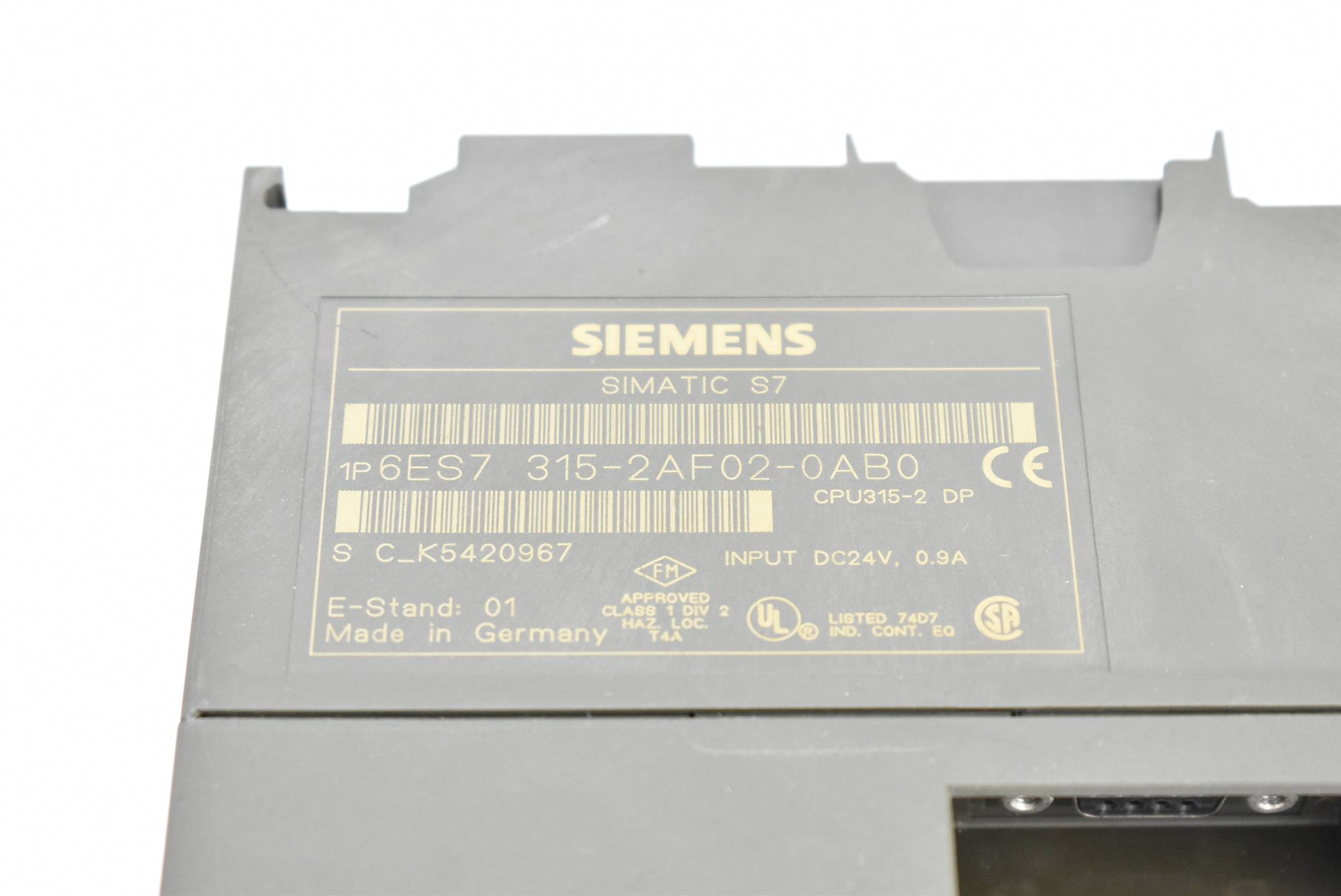 Siemens simatic S7-300 CPU 315-DP 6ES7 315-2AF02-0AB0 ( 6ES7315-2AF02-0AB0 )