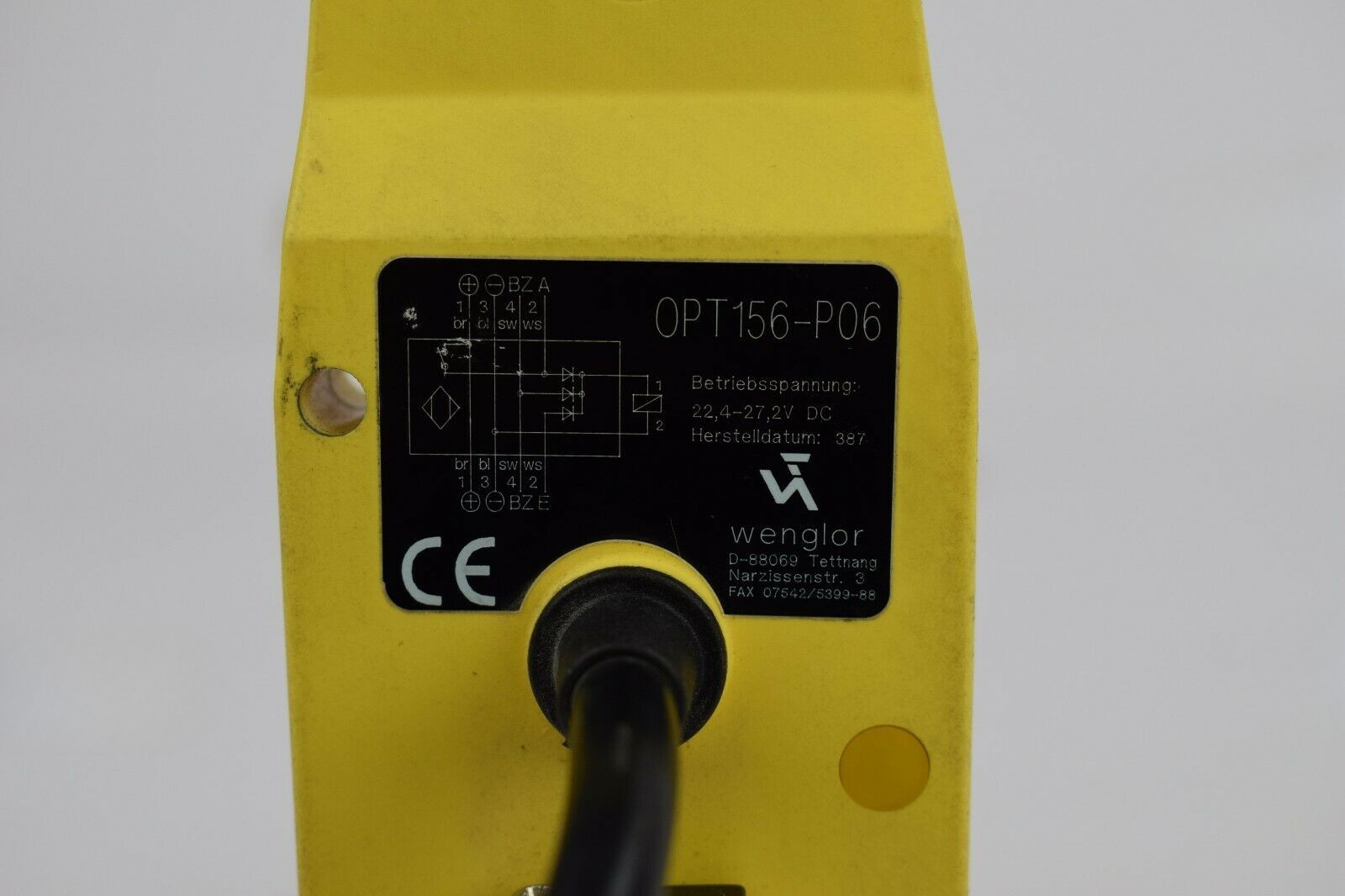 Wenglor Sensor OPT156-P06