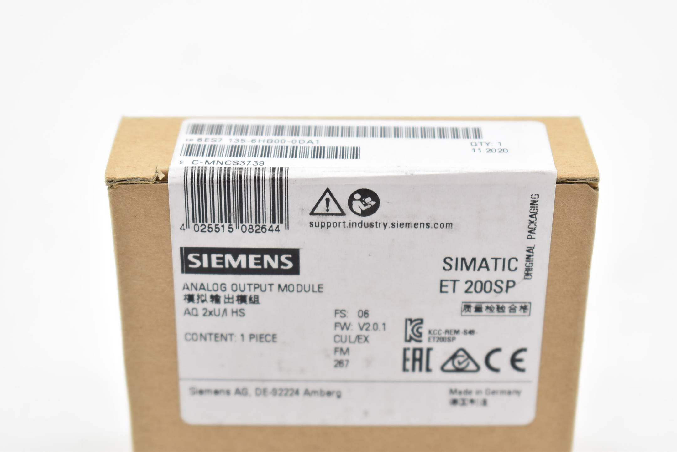Siemens simatic ET200SP 6ES7 135-6HB00-0DA1 ( 6ES7135-6HB00-0DA1 ) E6