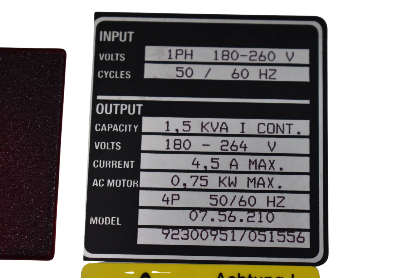 KEB Combivert 07.56.210