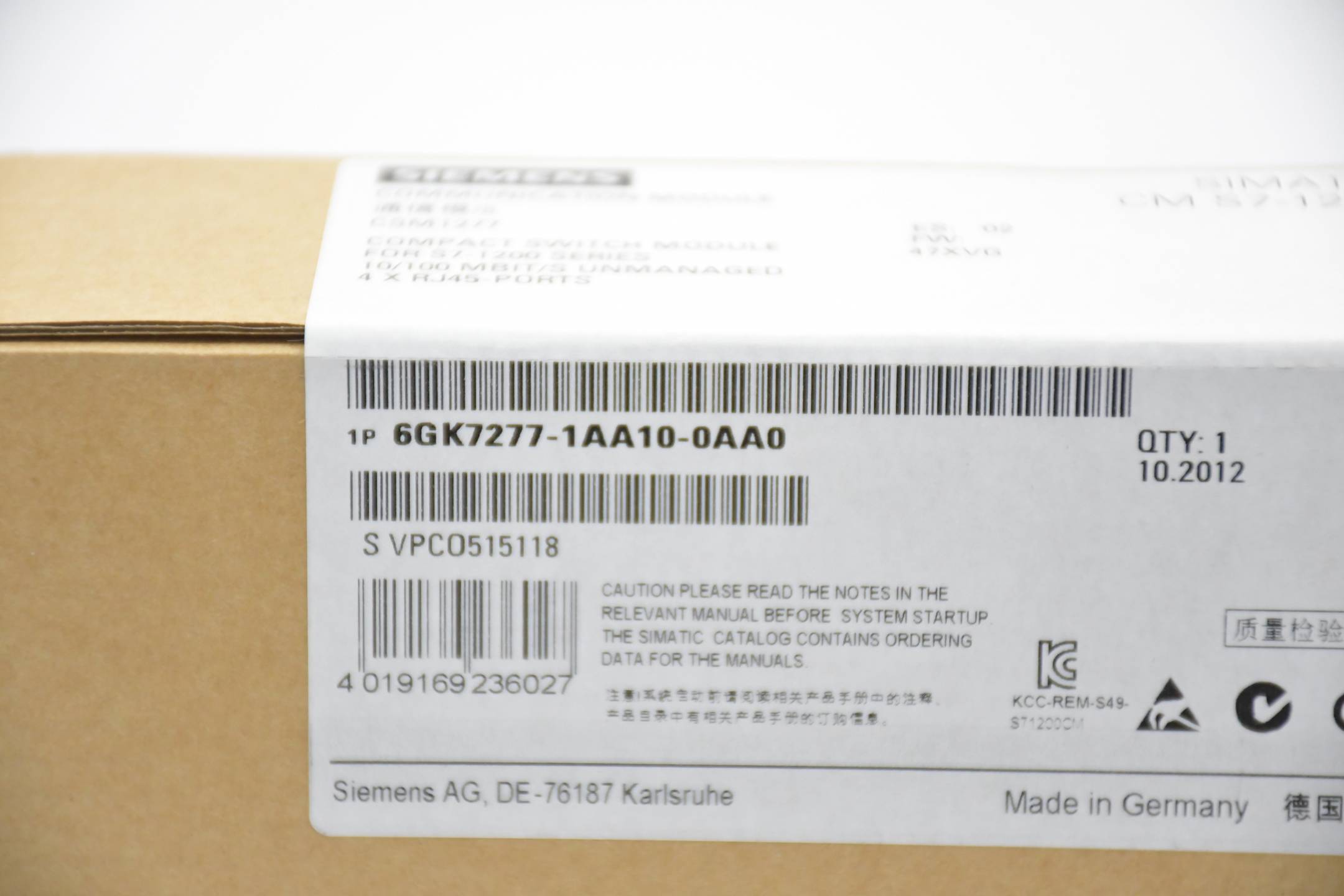 Siemens Simatic S7-1200 CSM1277 6GK7277-1AA10-0AA0 ( 6GK7 277-1AA10-0AA0 )