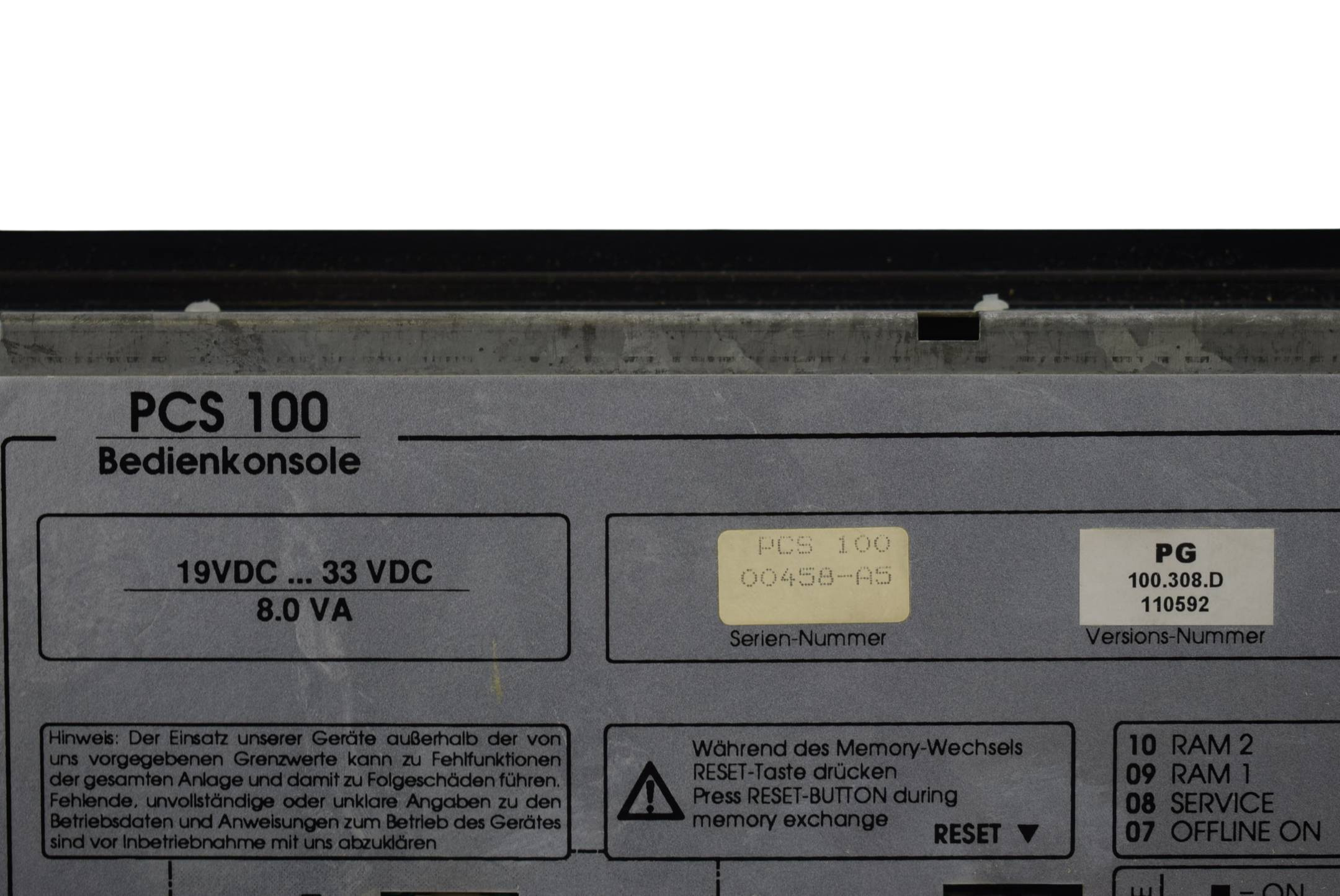 Lauer topline midi Bedienkonsole PCS100 0048-A5 ( 100.308.D ) 110592 Lauer topline midi Bedienkonsole PCS100 0048-A5 ( 100.308.D ) 110592