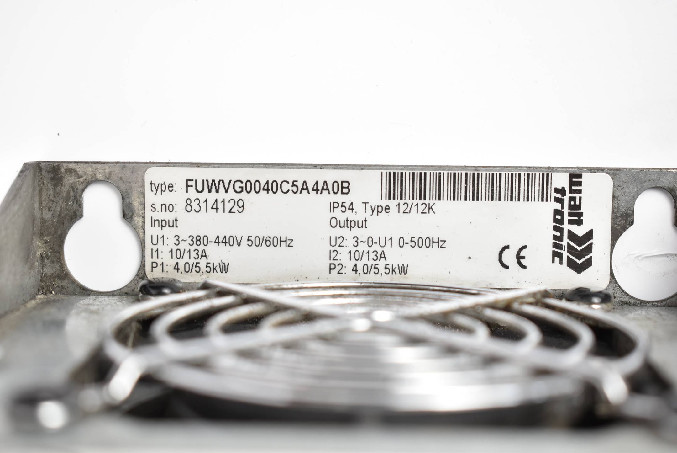 Watt Tronic Serie V4000 Frequenzumrichter FUWVG0040C5A4A0B