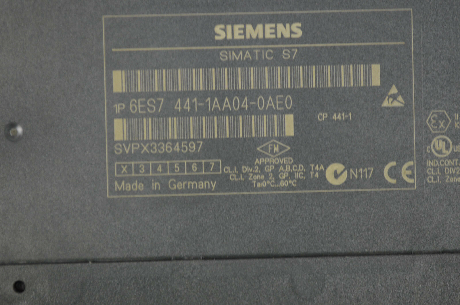 Siemens simatic S7-400 CP 441-1 6ES7 441-1AA04-0AE0 ( 6ES7441-1AA04-0AE0 ) E2 