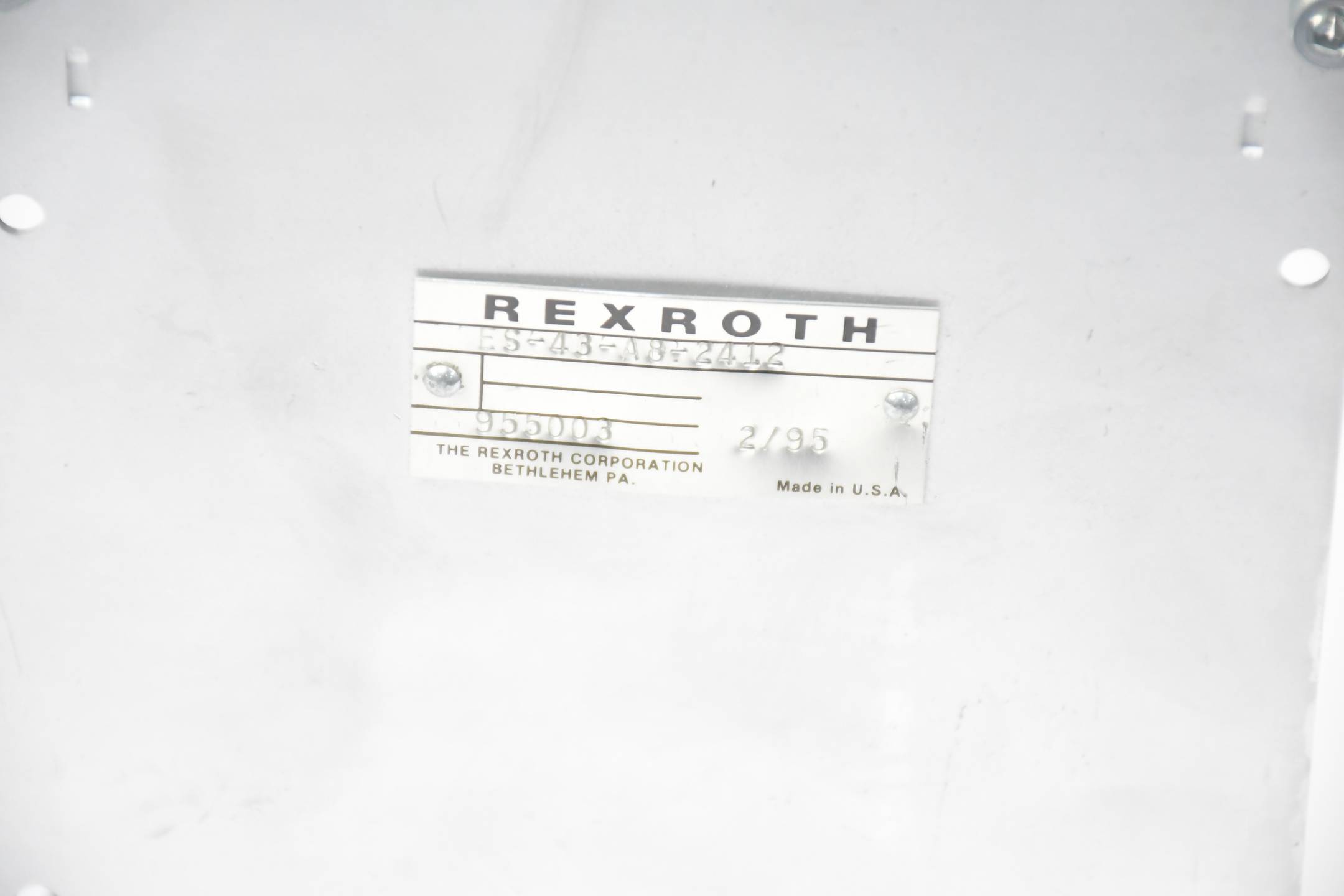 Rexroth Rack ES-43-A8-2412 inkl. Rexroth Platine RCI-F 1521