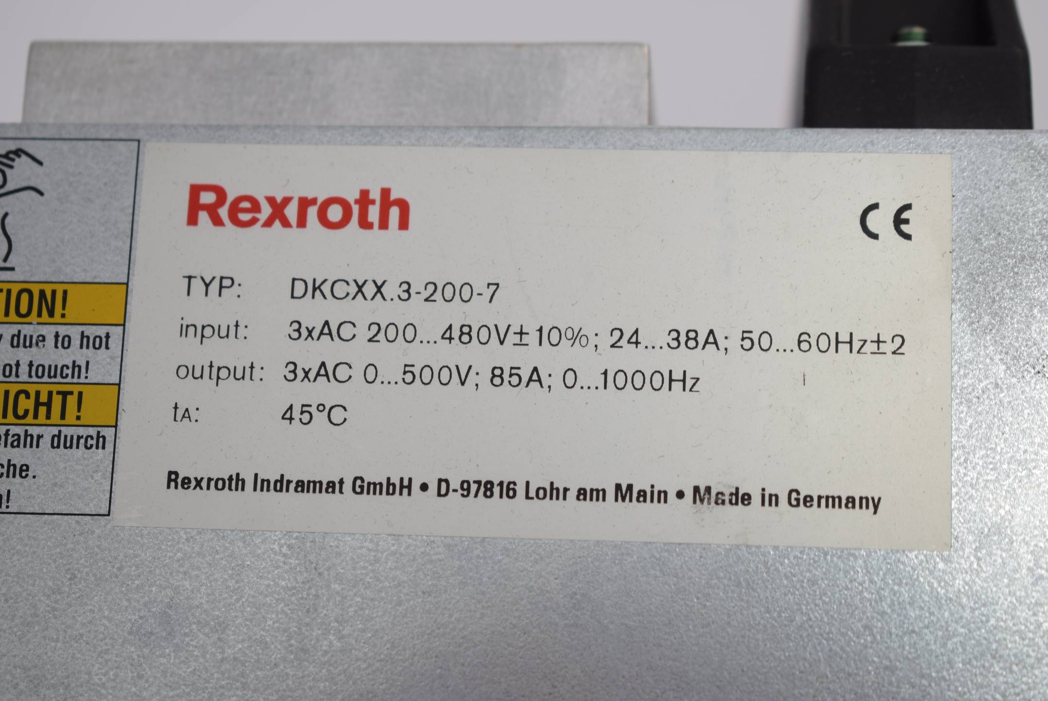 Rexroth Eco Drive Servo DKCXX.3-200-7-FW