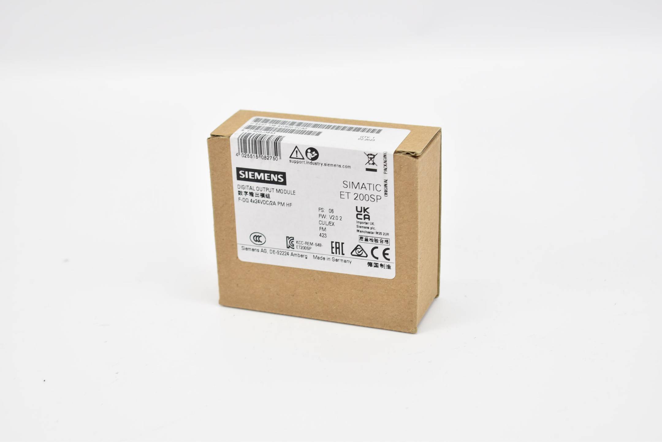Siemens Simatic ET 200SP 4x24VDC/2A 6ES7136-6DB00-0CA0 ( 6ES7 136-6DB00-0CA0 )