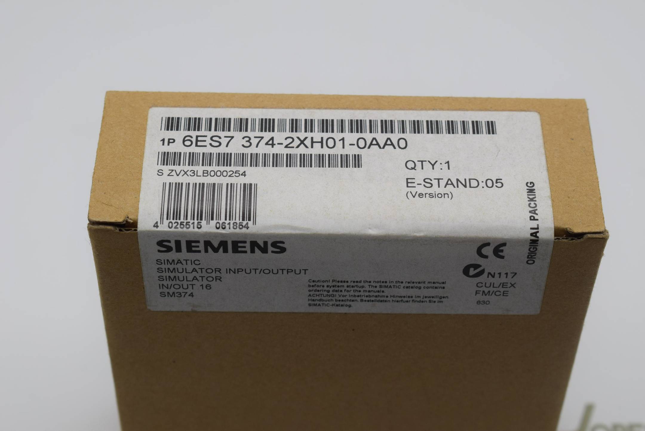 Siemens simatic S7-300 6ES7 374-2XH01-0AA0 ( 6ES7374-2XH01-0AA0 ) E05