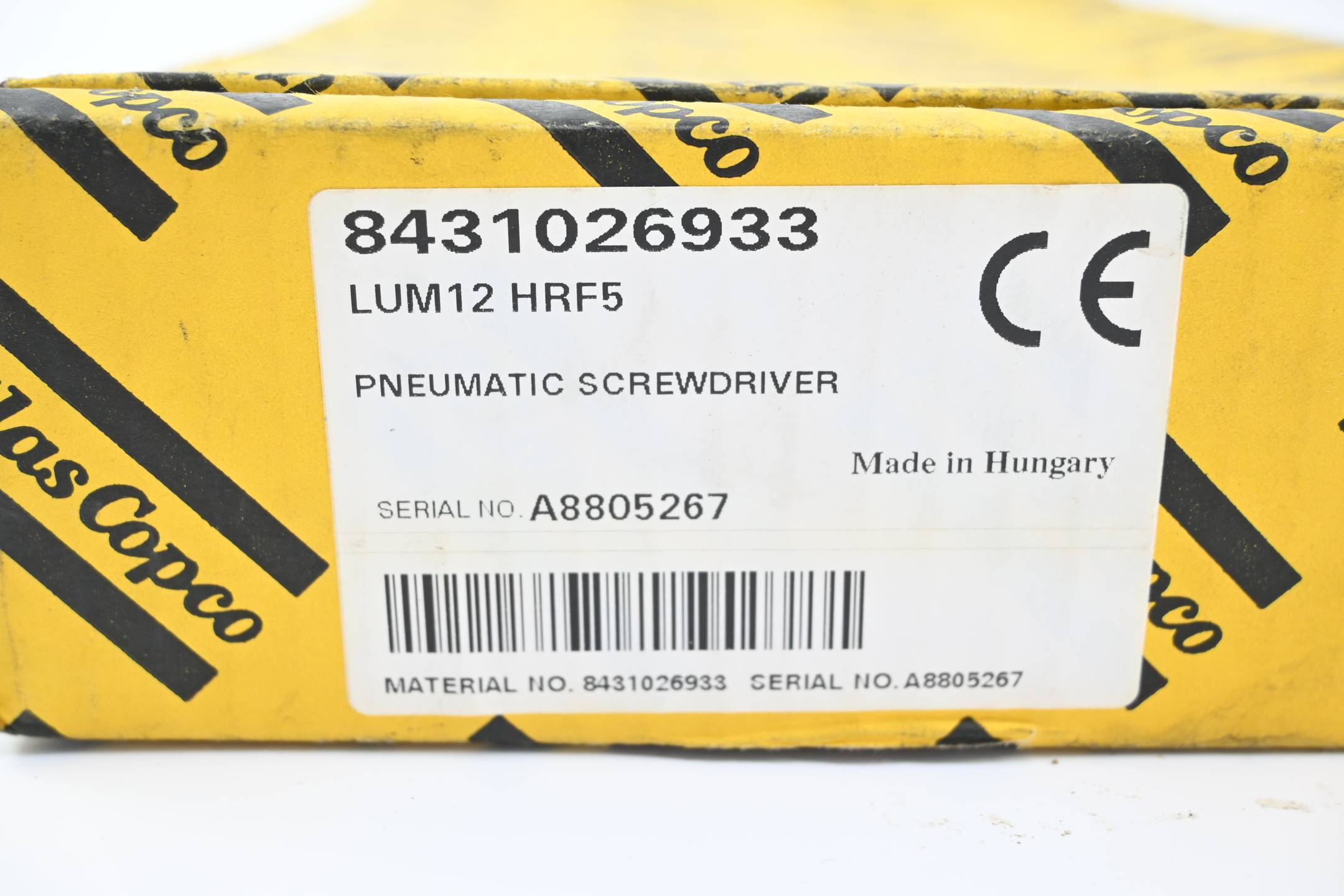 Atlas Copco Pneumatischer Schraubendreher LUM12 HRF5 ( LUM12HRF5 )