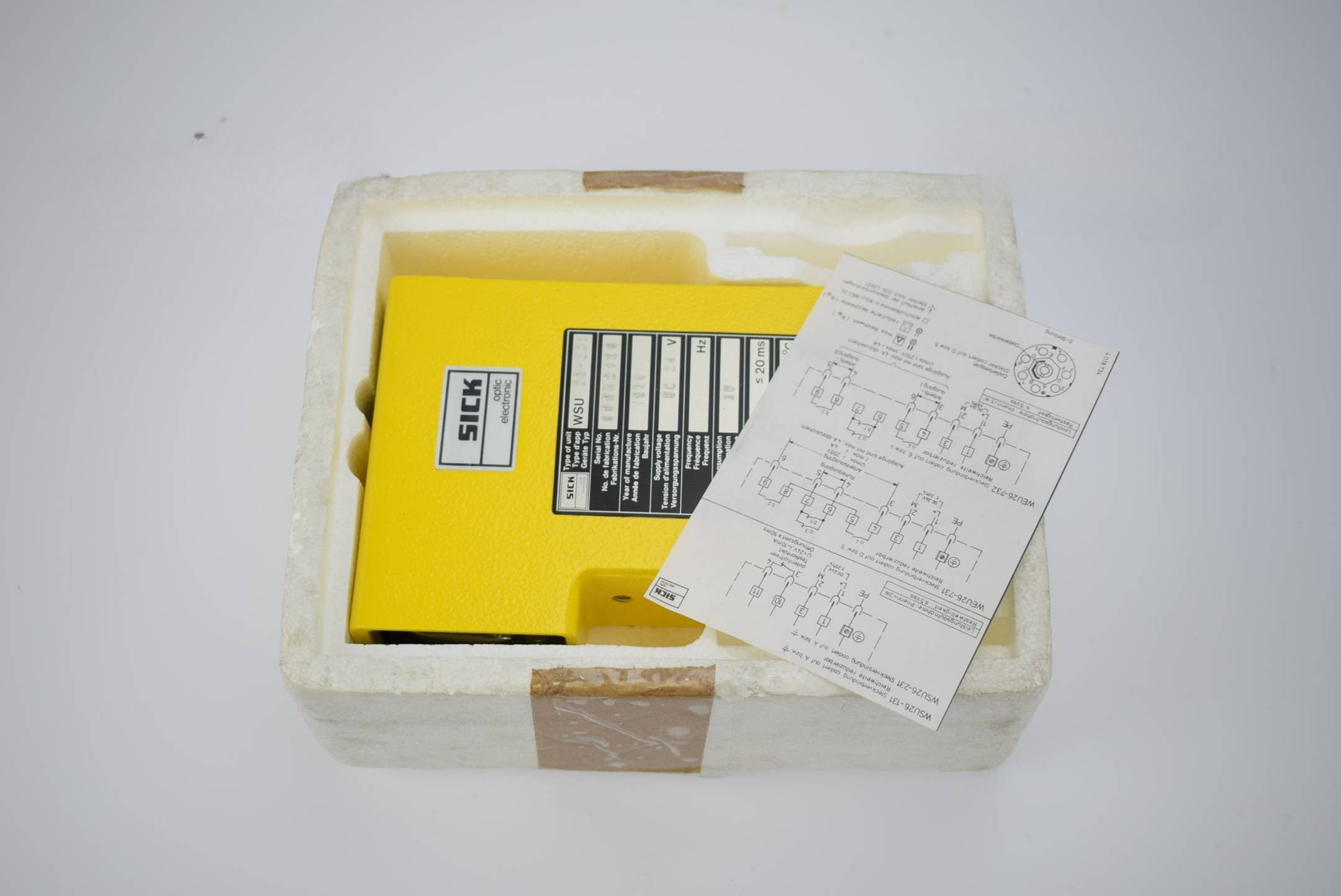 SICK Sicherheits-Lichtschranke Sender WSU 26-231 ( 1 005 700 ) WSU26-231