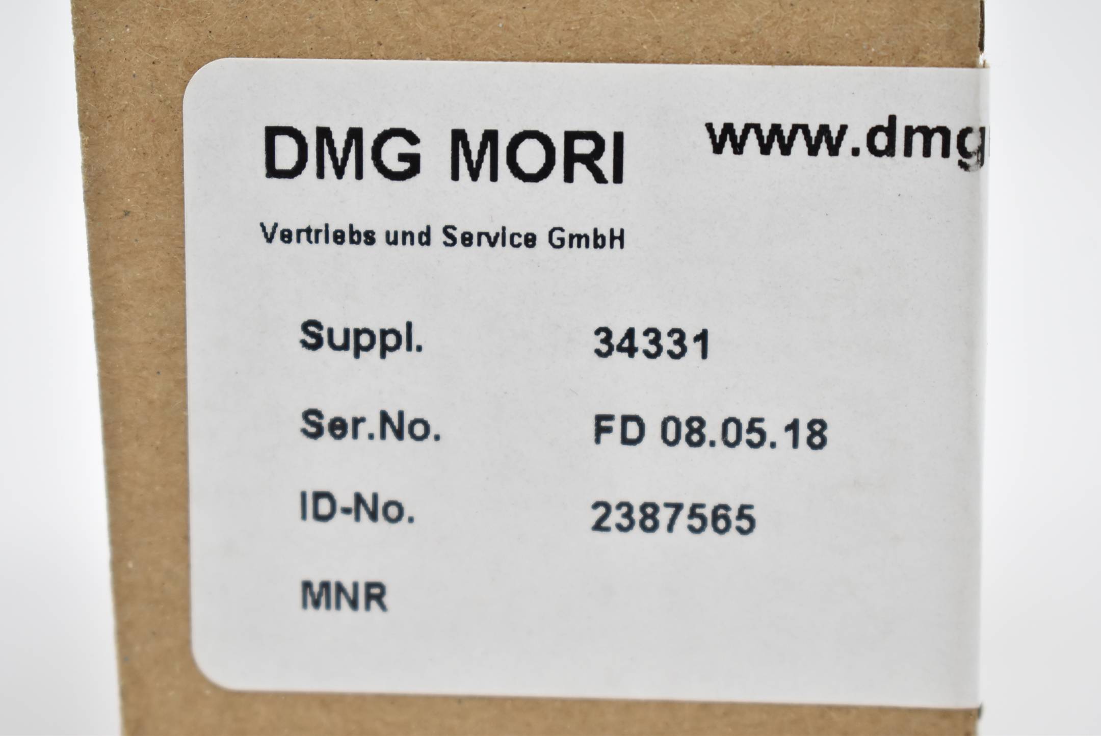 DMG Mori Pneumatik Rohrfeder-Manometer Druckluft 2387565