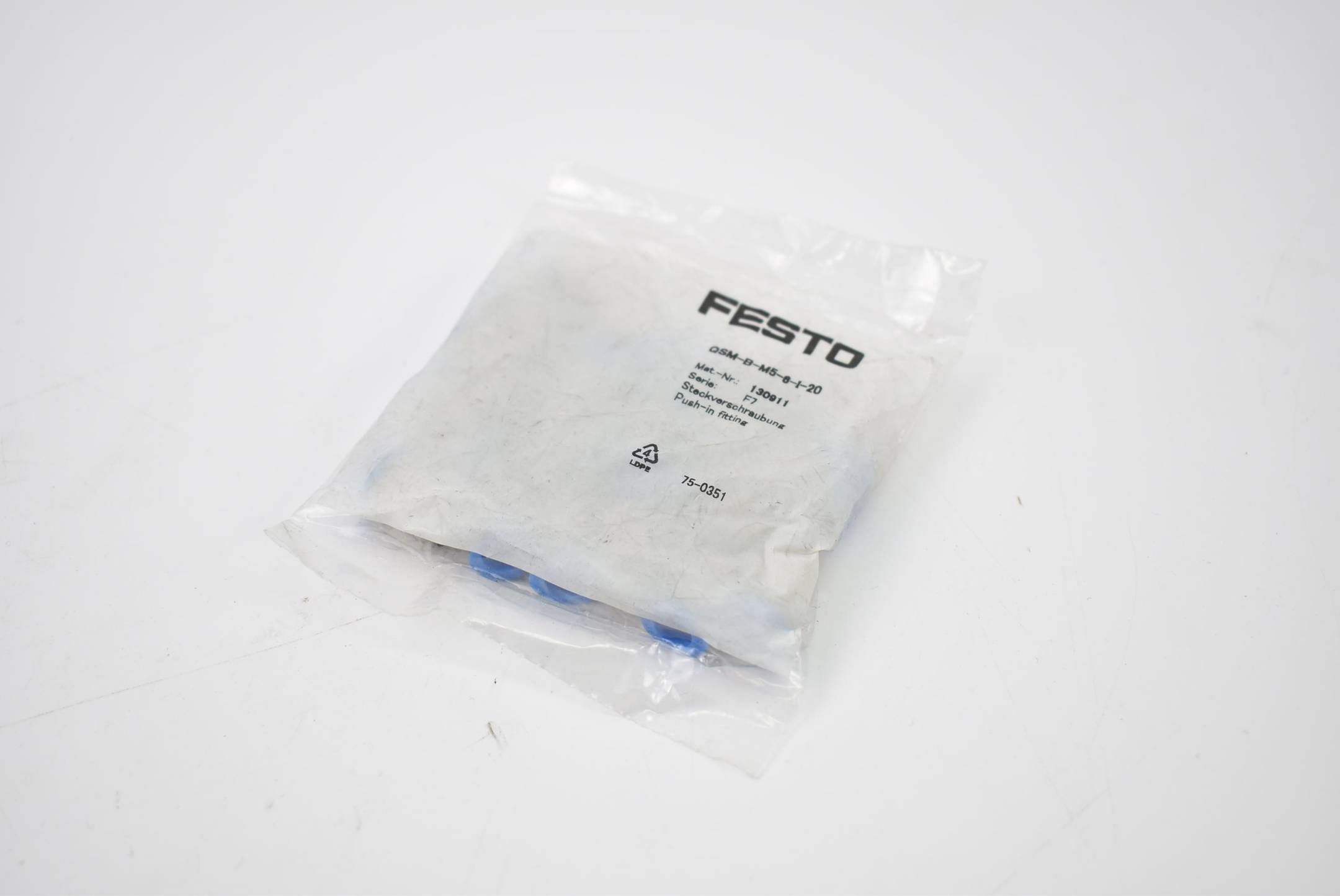 Festo Steckverschraubung QSM-B-M5-6-I-20 ( 130911 )
