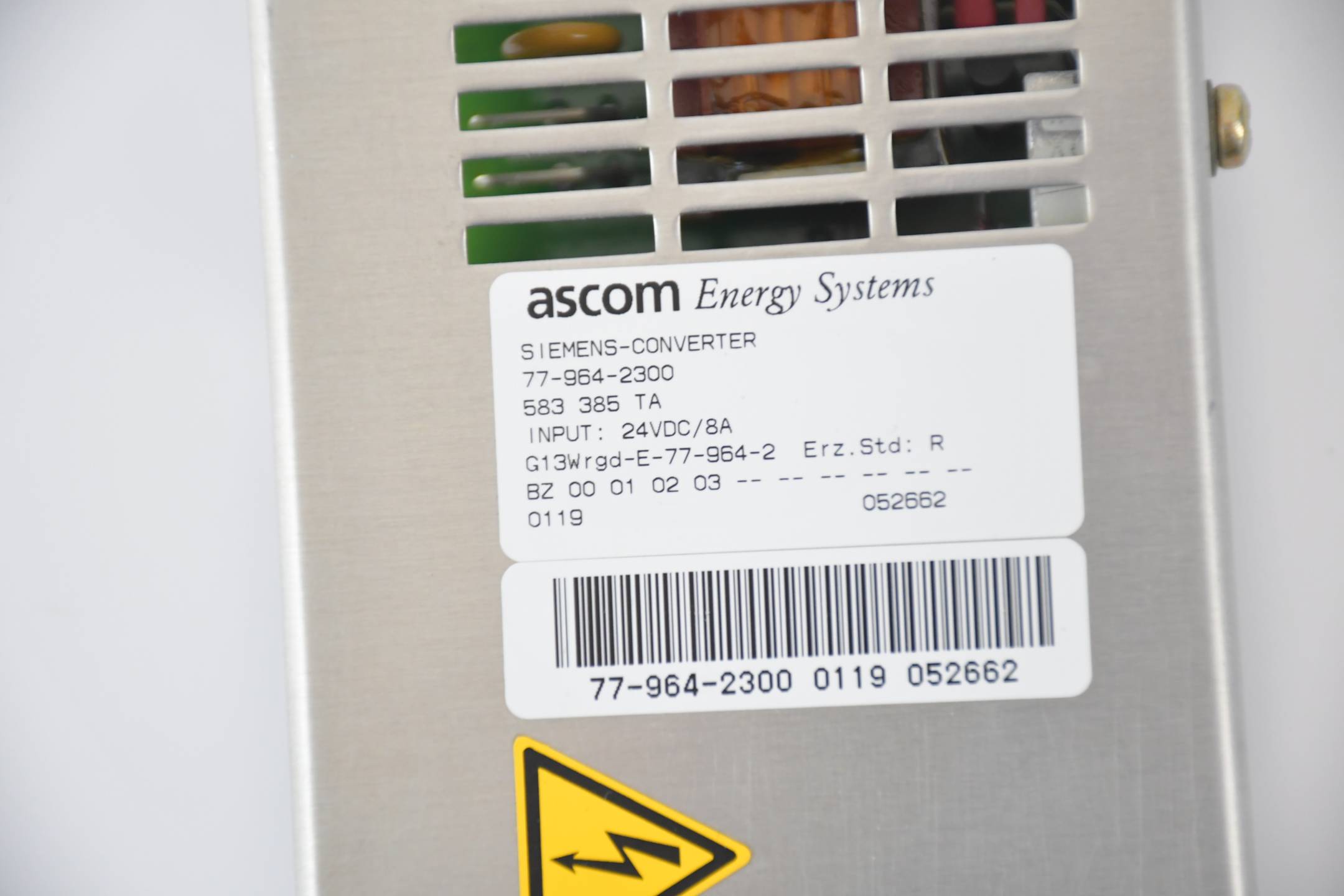 ascom Energy Systems Siemens-Converter 77-964-2300