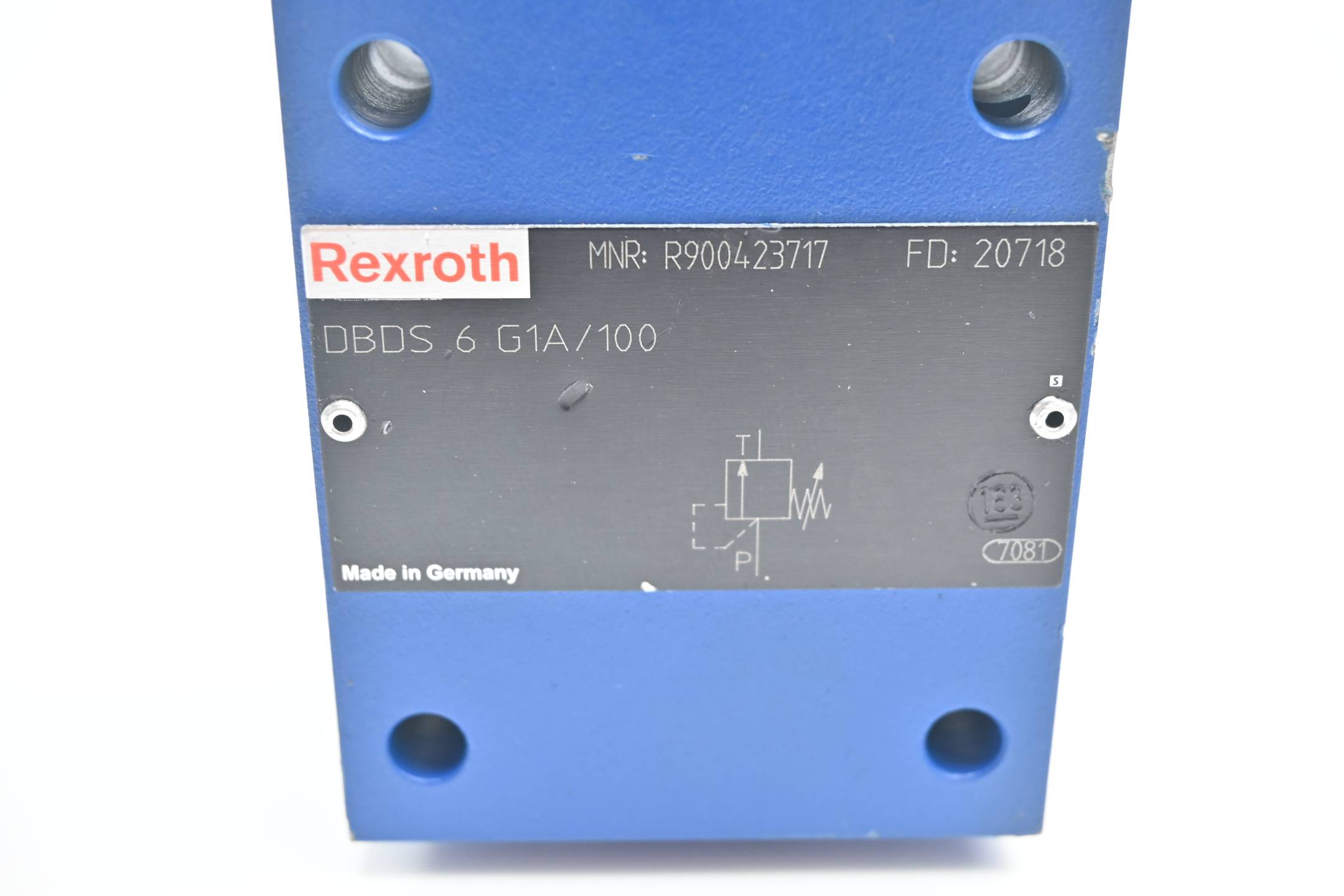 Rexroth Druckbegrenzungsventil DBDS6G1A/100 ( R900423717 )