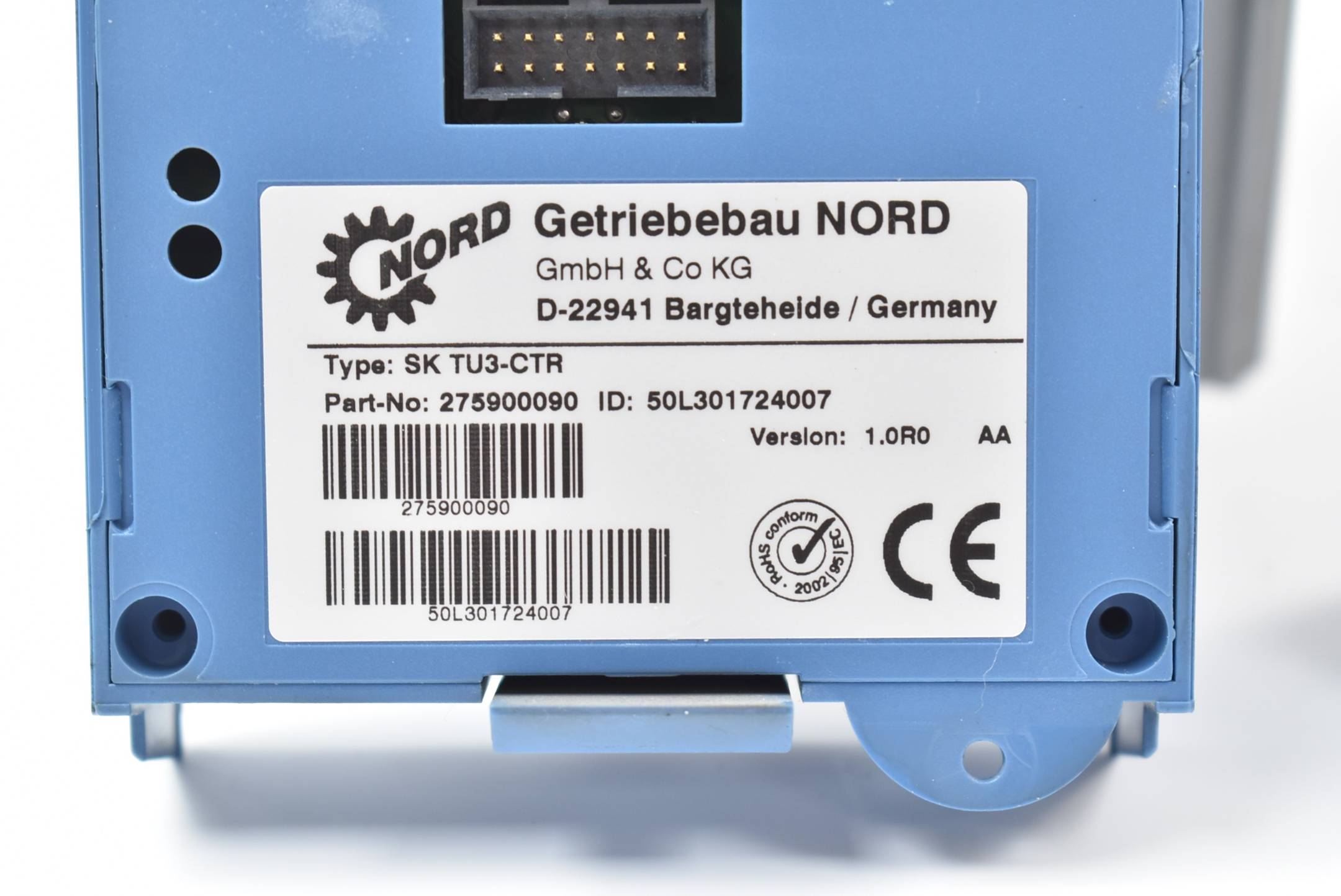 Nordac Umrichter 380+480VAC 2,2KW SK 500E-221-340-A ( 275420220 ) + SK TU3-CTR