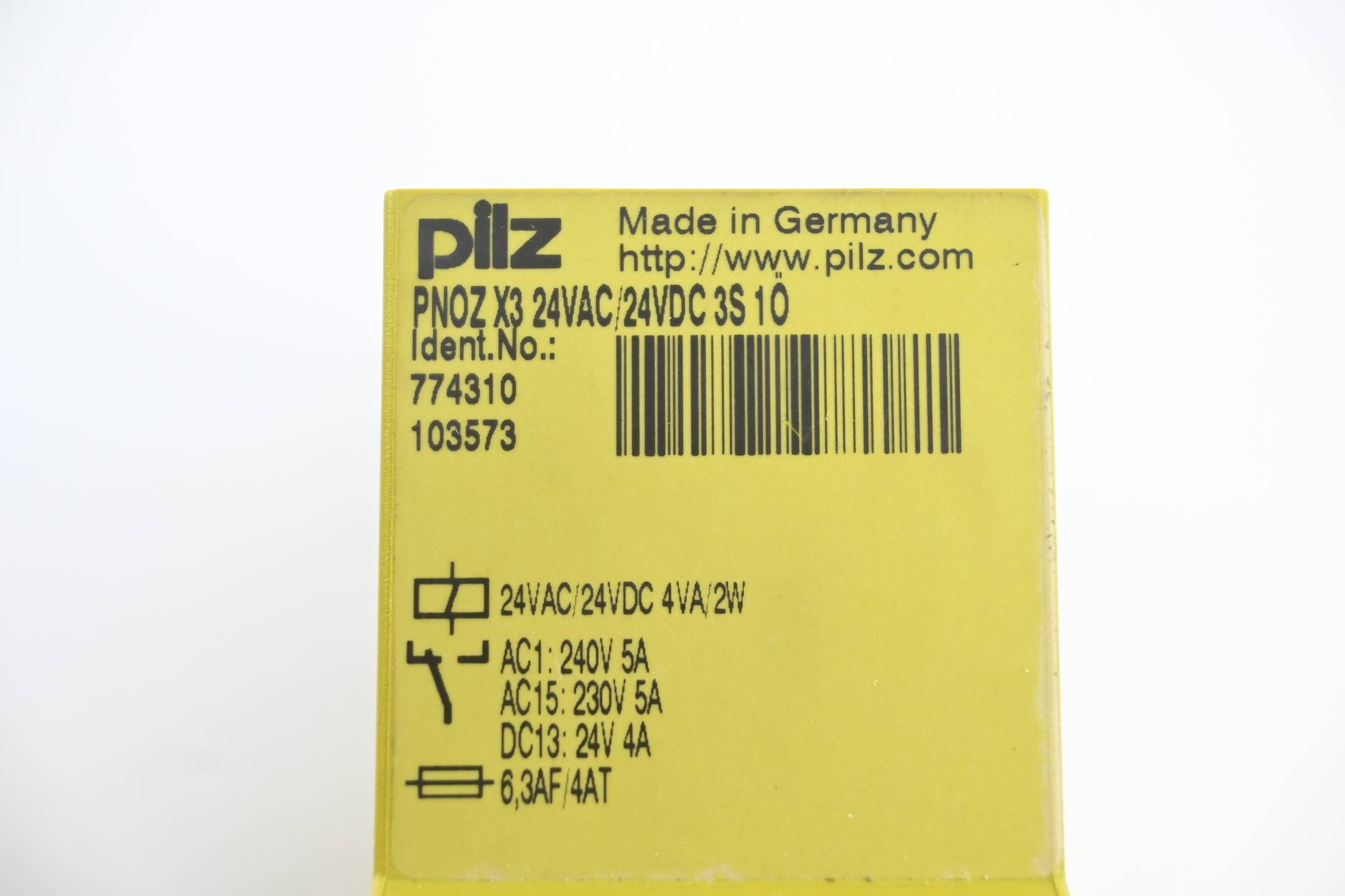 Pilz Sicherheitsrelais PNOZ X3 24VAC/24VDC 3S 1Ö ( 774310 )