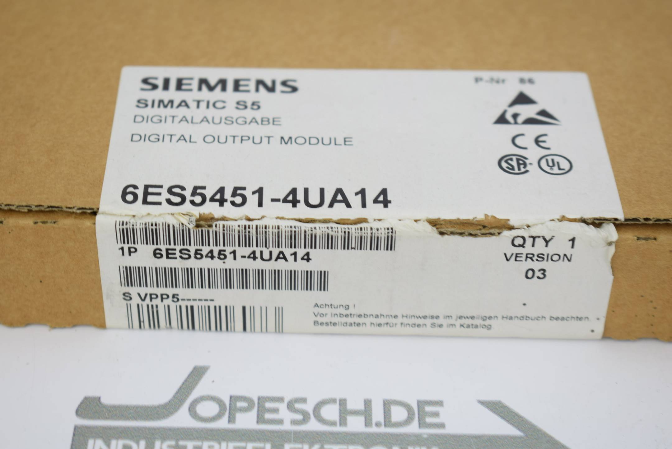 Siemens simatic S5 6ES5451-4UA14 ( 6ES5 451-4UA14 )