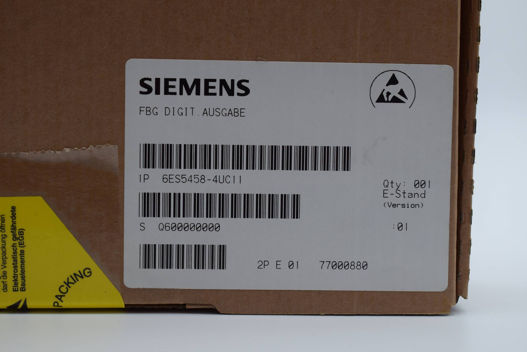 Siemens simatic S5 Digitalausgabe 6ES5458-4UC11 ( 6ES5 458-4UC11 ) E1