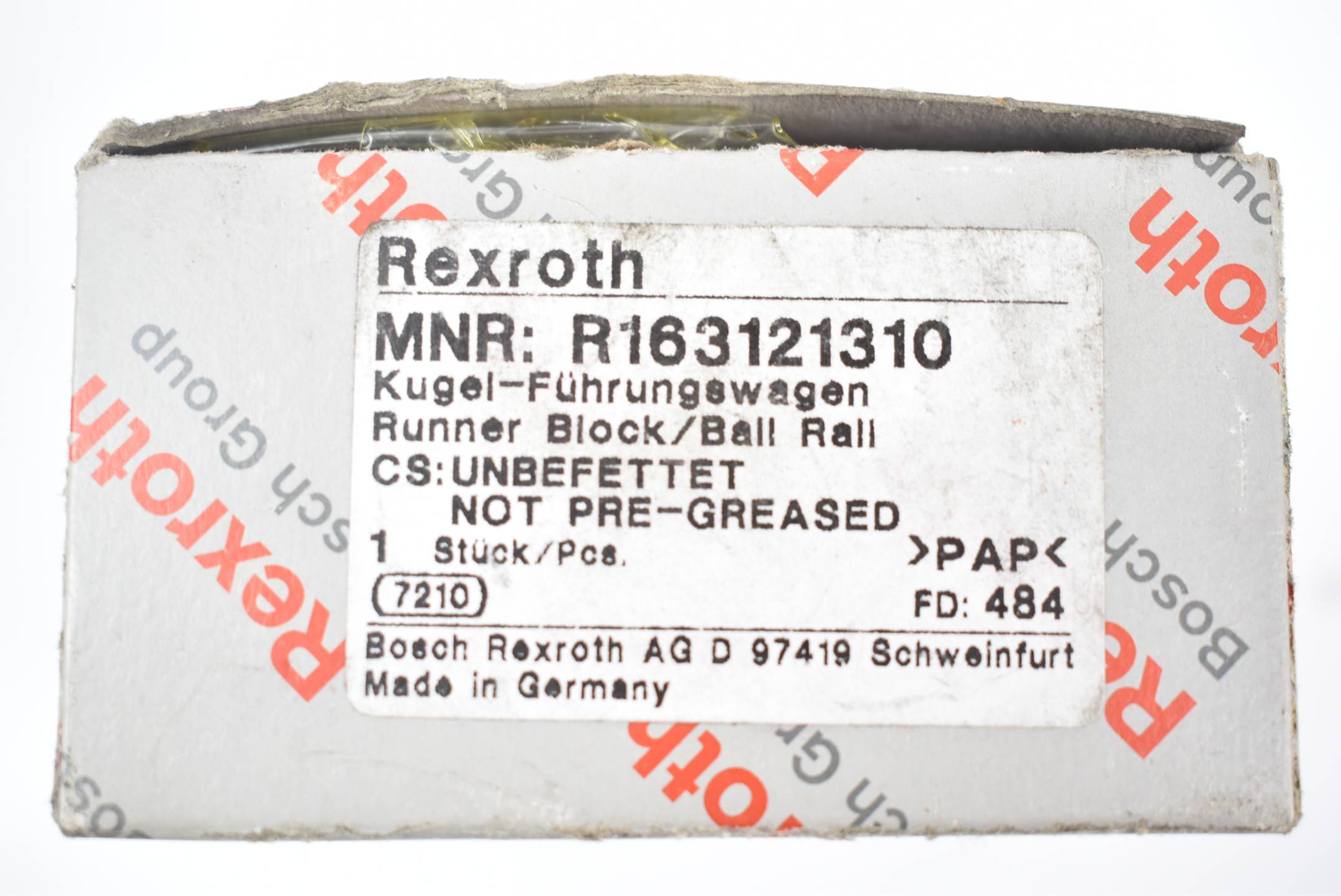 Rexroth Kugel-Führungswagen R163121310