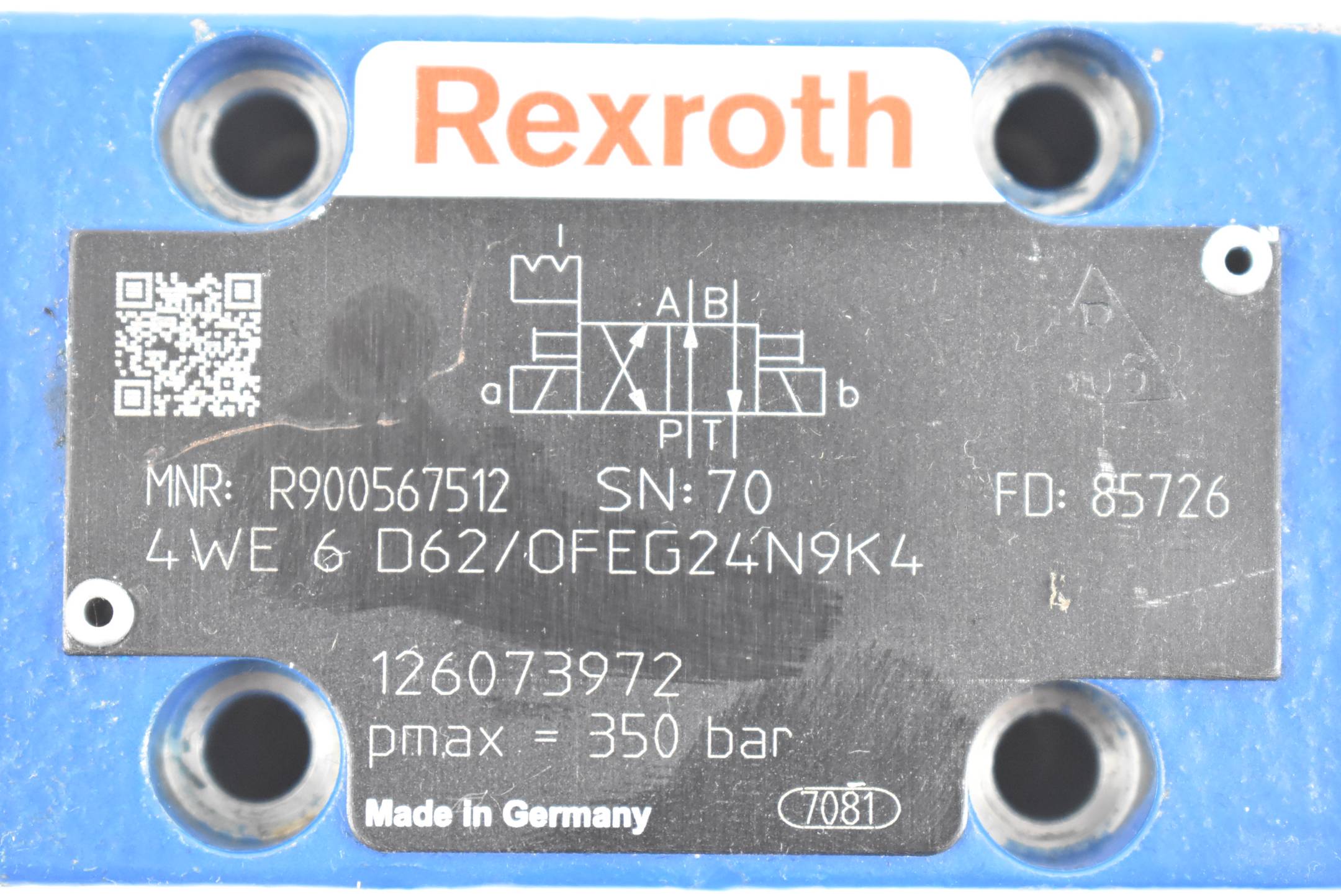 Rexroth Wegeventil 4WE 6 D6X/OFEG24N9K4 ( R900567512 )
