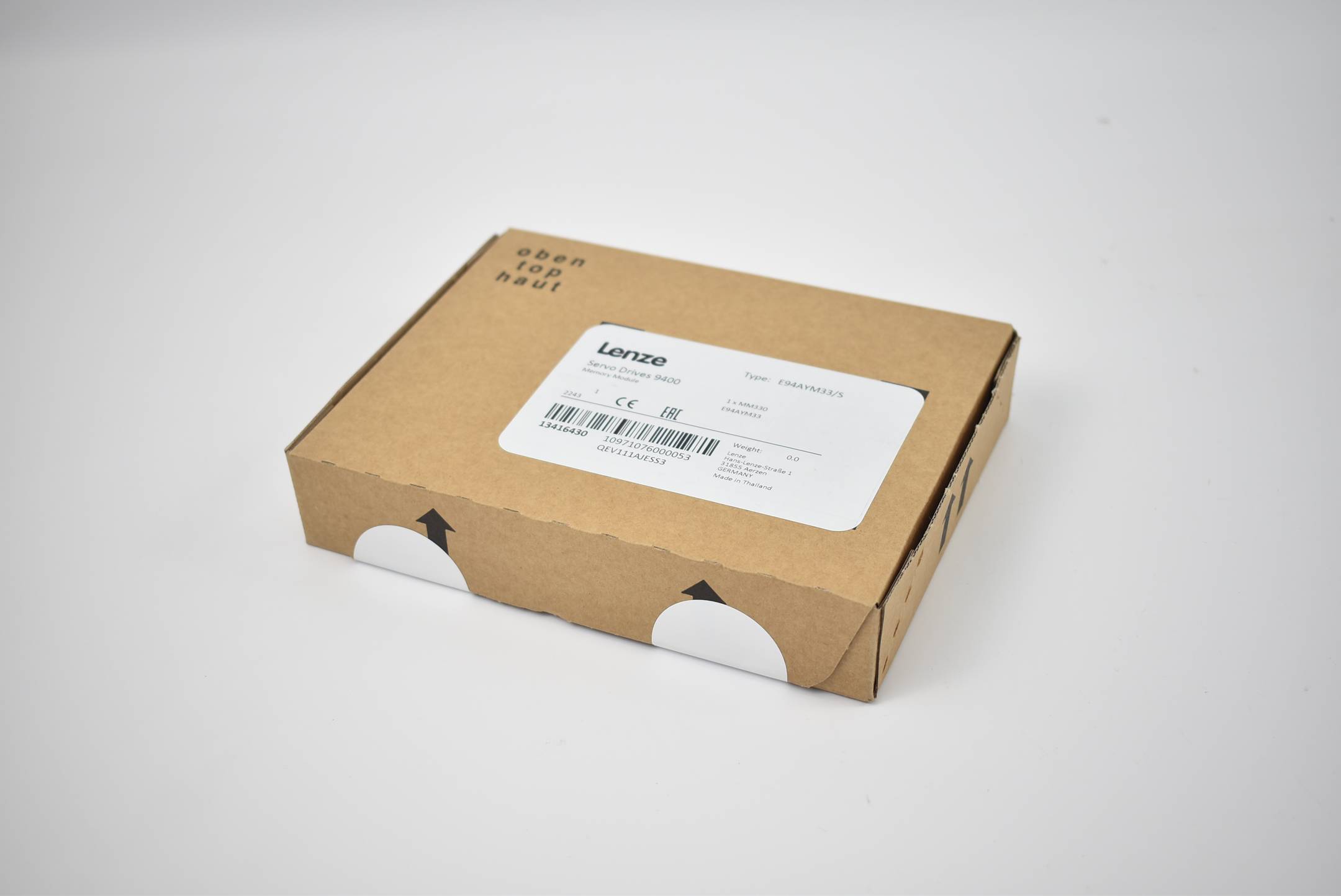 Lenze Servo Drives 9400 Memory Module E94AYM33/S