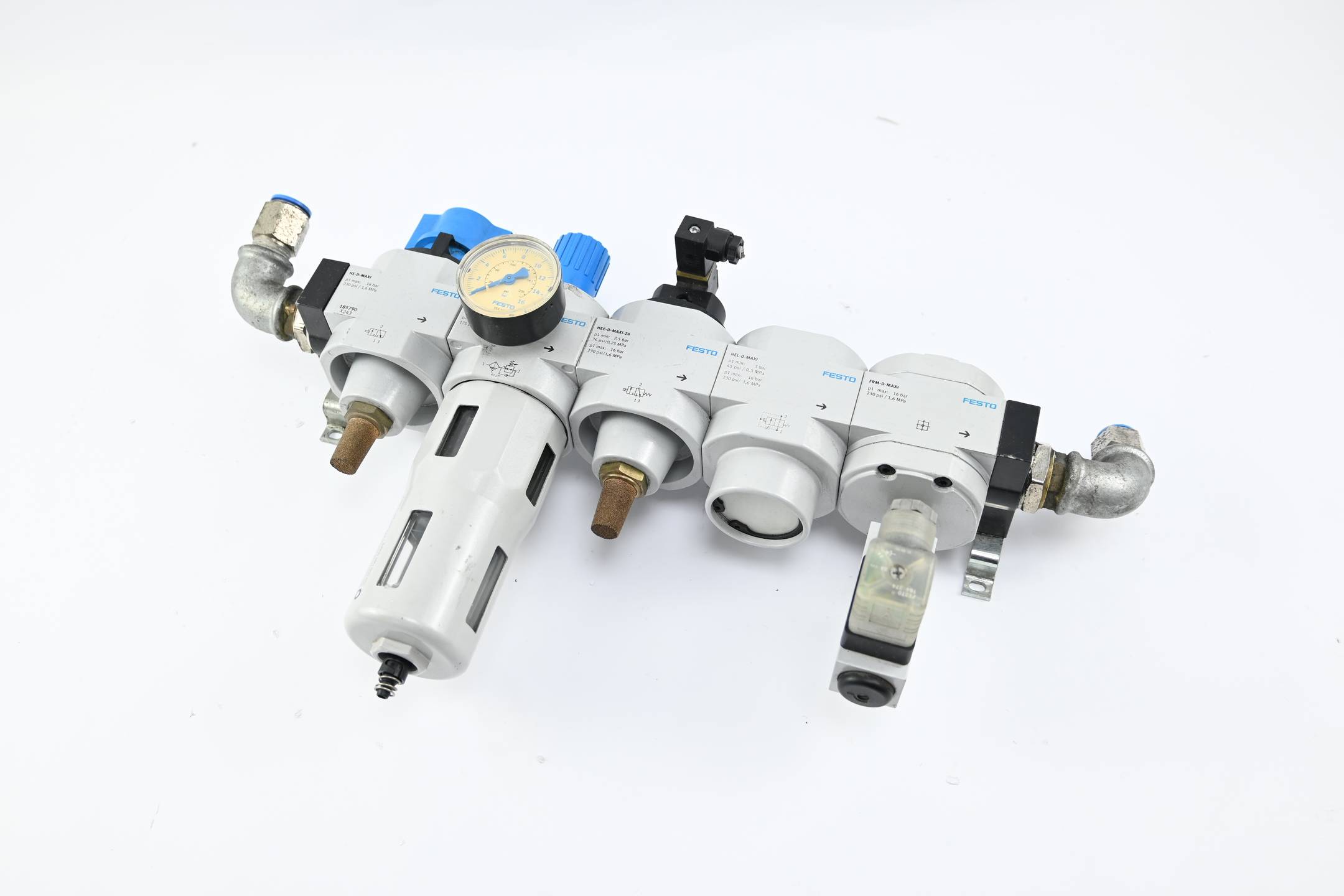 Festo Wartungseinheit 185790 + HEE-D-MAXI-A + FRM-D-MAXI + 175250