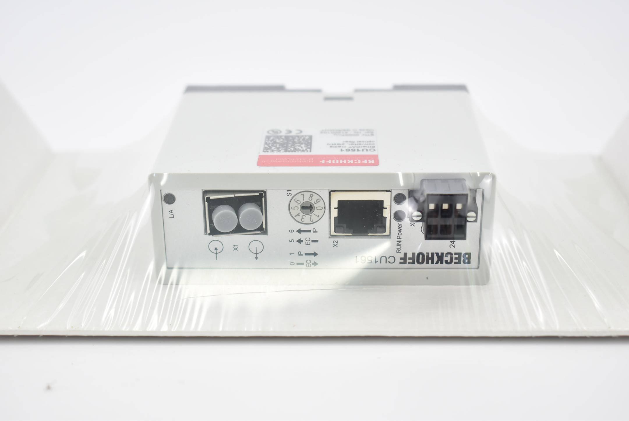 Beckhoff Medienkonverter Ethernet/EtherCAT 100 MBit/s 24 VDC CU1561 ( CU 1561 )