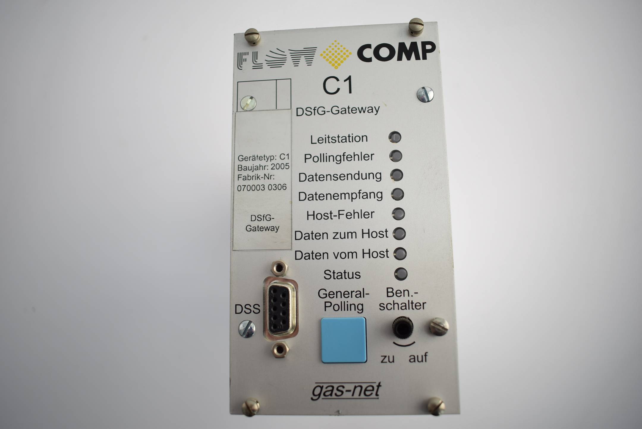 gas-net COMP C1 DSfG-Gateway 070003 0306