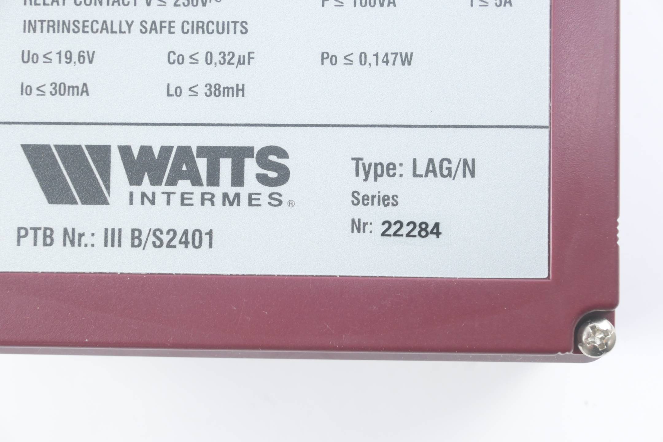 Watts Industries Leckanzeigegerät LAG/N