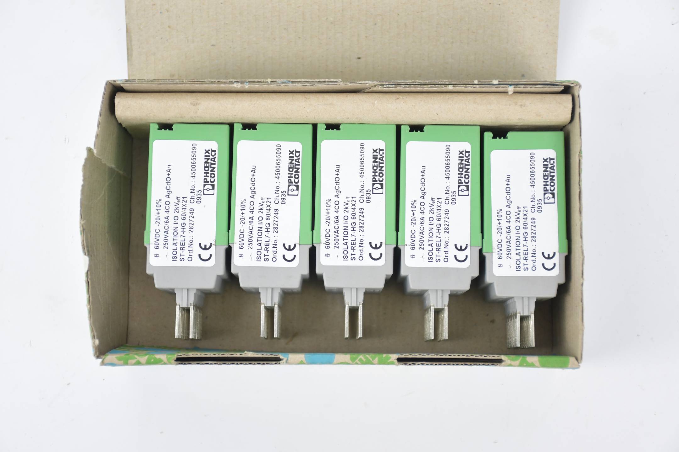 Phoenix Contact Relaisstecker 5 Stück ST-REL7-HG 60/4X21 ( 2827249 )