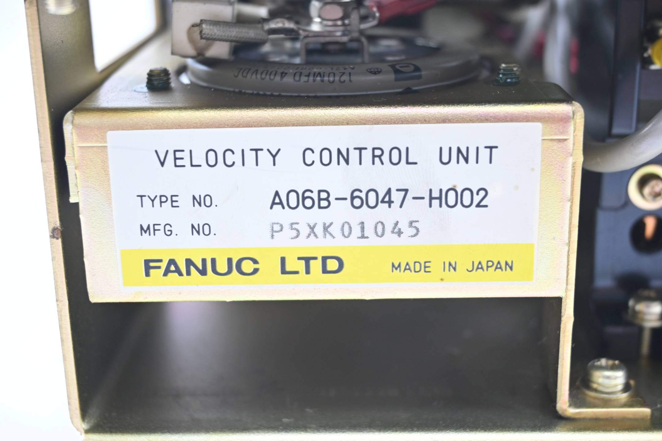 Fanuc Velocity Control Unit A06B-6047-H002