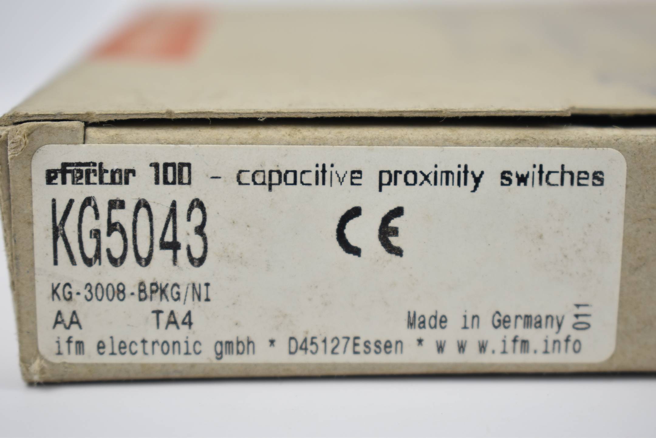 Ifm efector100 KG5043 Näherungsschalter KG-3008-BPKG/NI