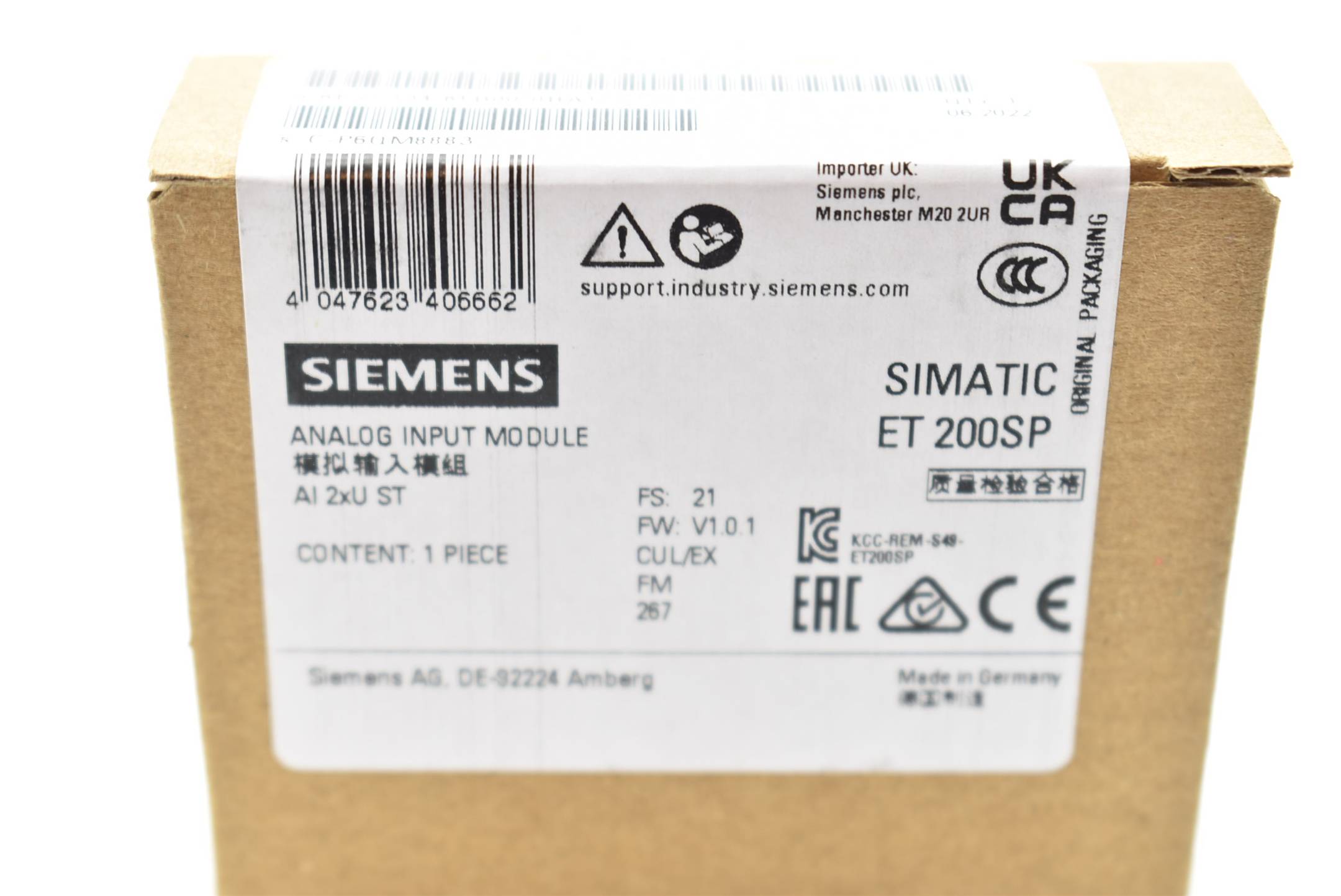 Siemens simatic ET 200SP 6ES7 134-6FB00-0BA1 ( 6ES7134-6FB00-0BA1 ) FS.21