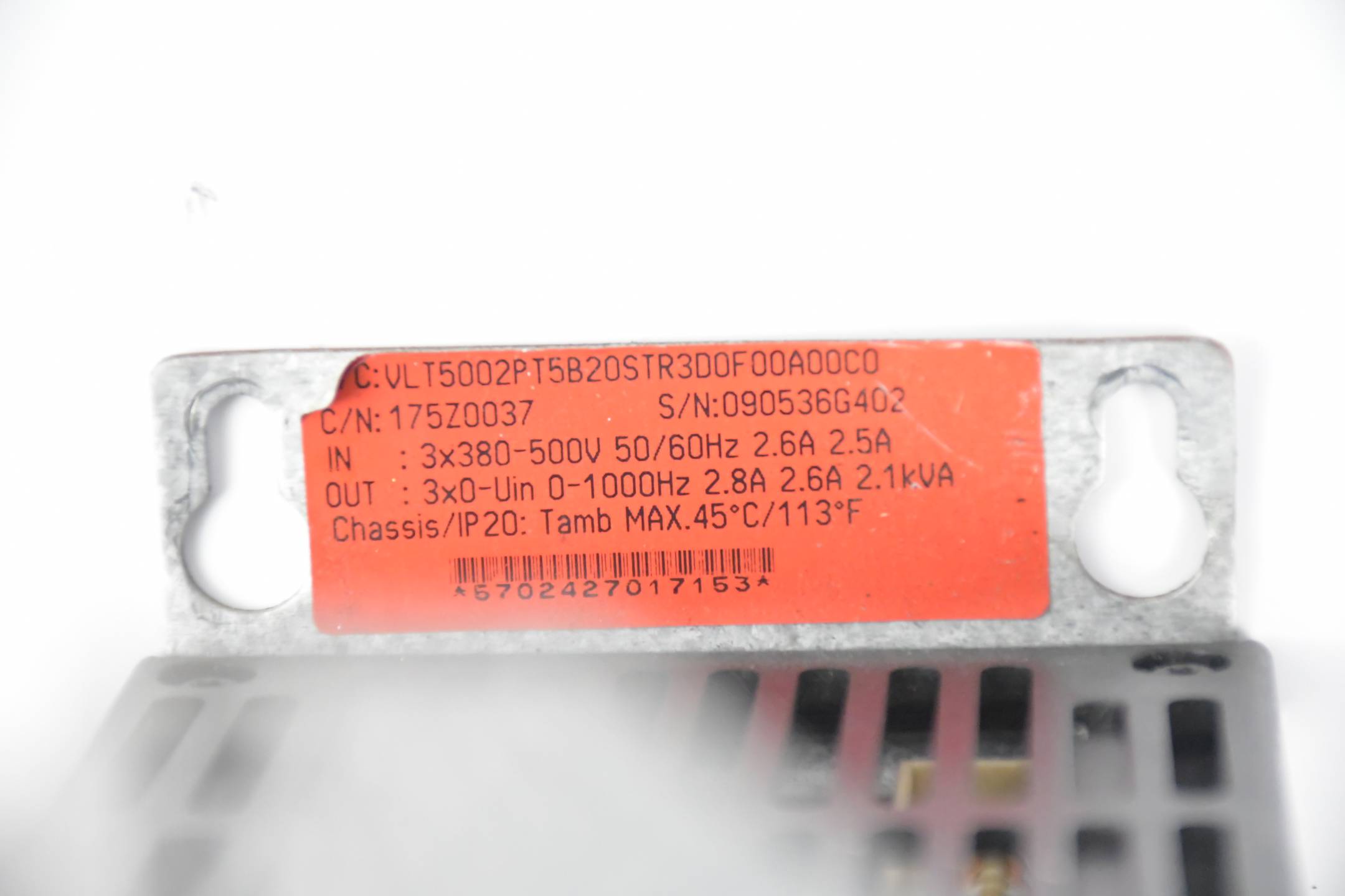 Danfoss VLT® VLT5000 VLT5002PT5BSTR3D0F00A00C0 ( 175Z0037 )