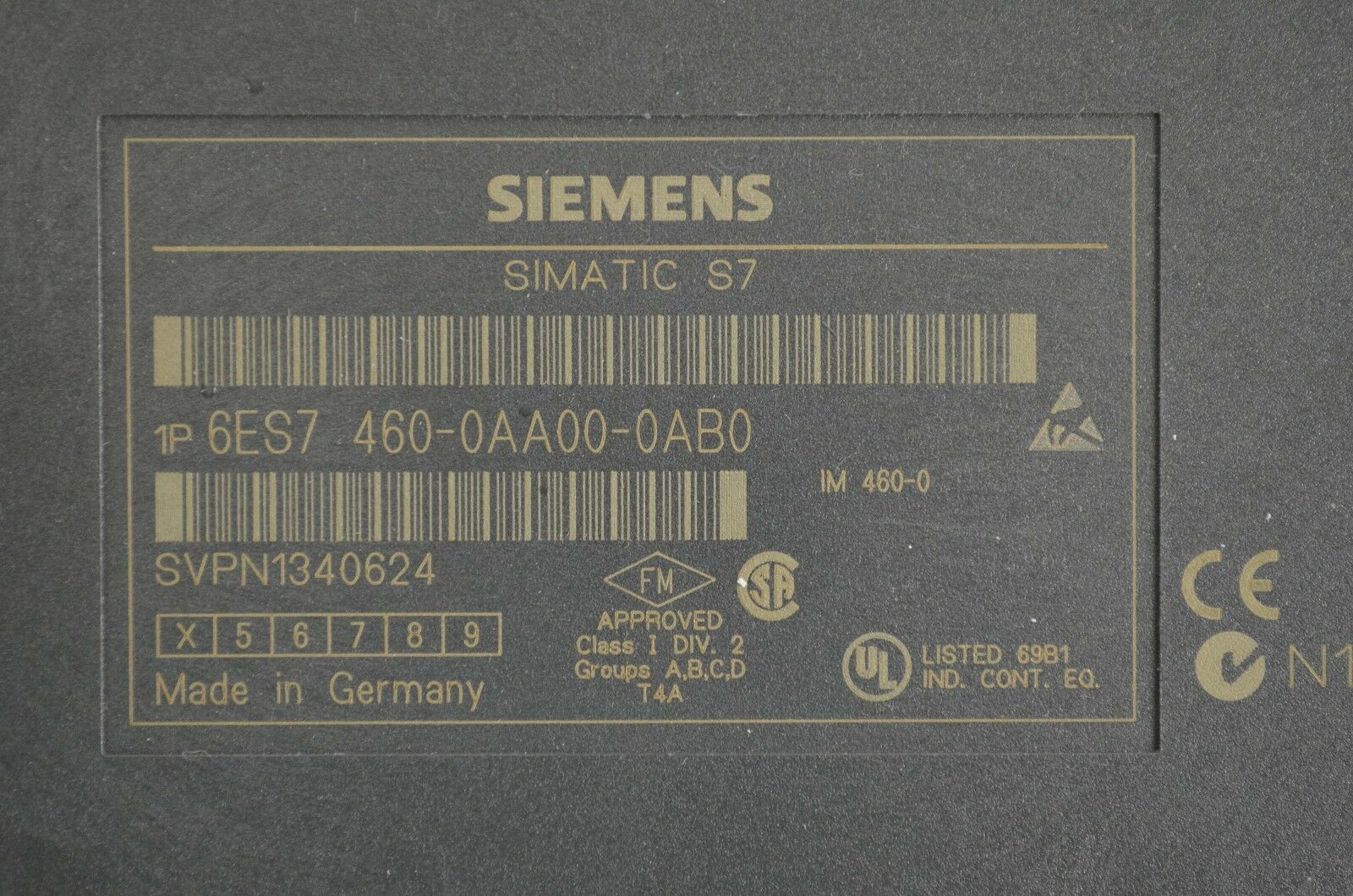 Siemens simatic S7 IM 460-0 6ES7 460-0AA00-0AB0 ( 6ES7460-0AA00-0AB0 ) E4