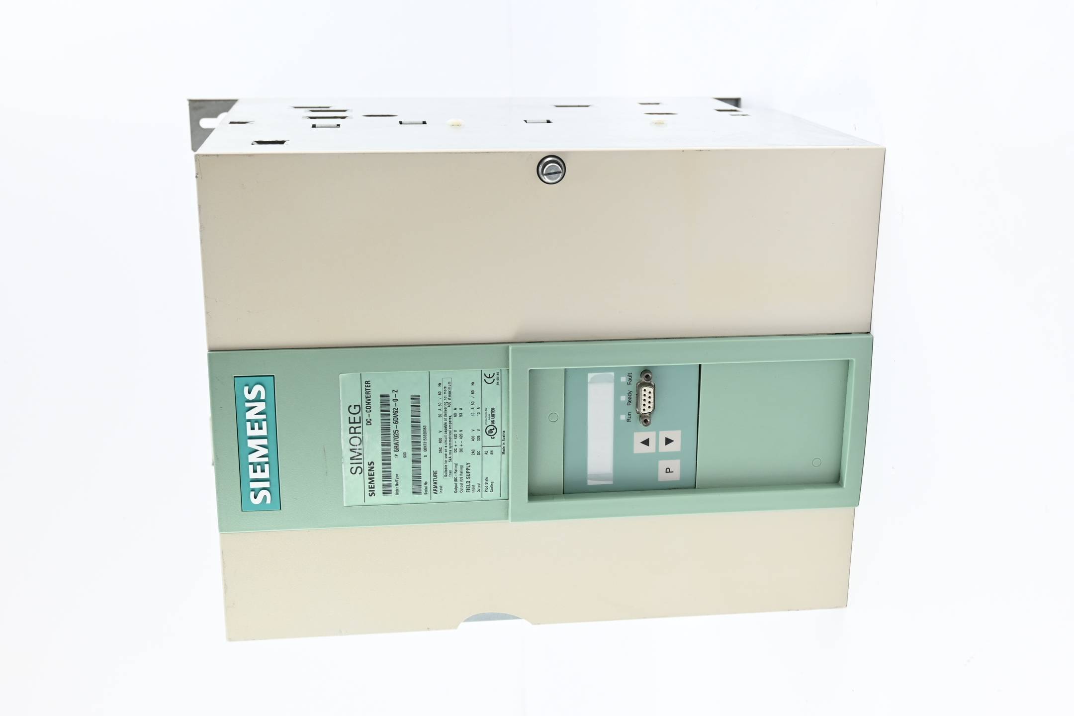 Siemens Simoreg DC-Converter 6RA7025-6DV62-0-Z ( 6RA7 025-6DV62-0-Z ) E.A2 Z=S00