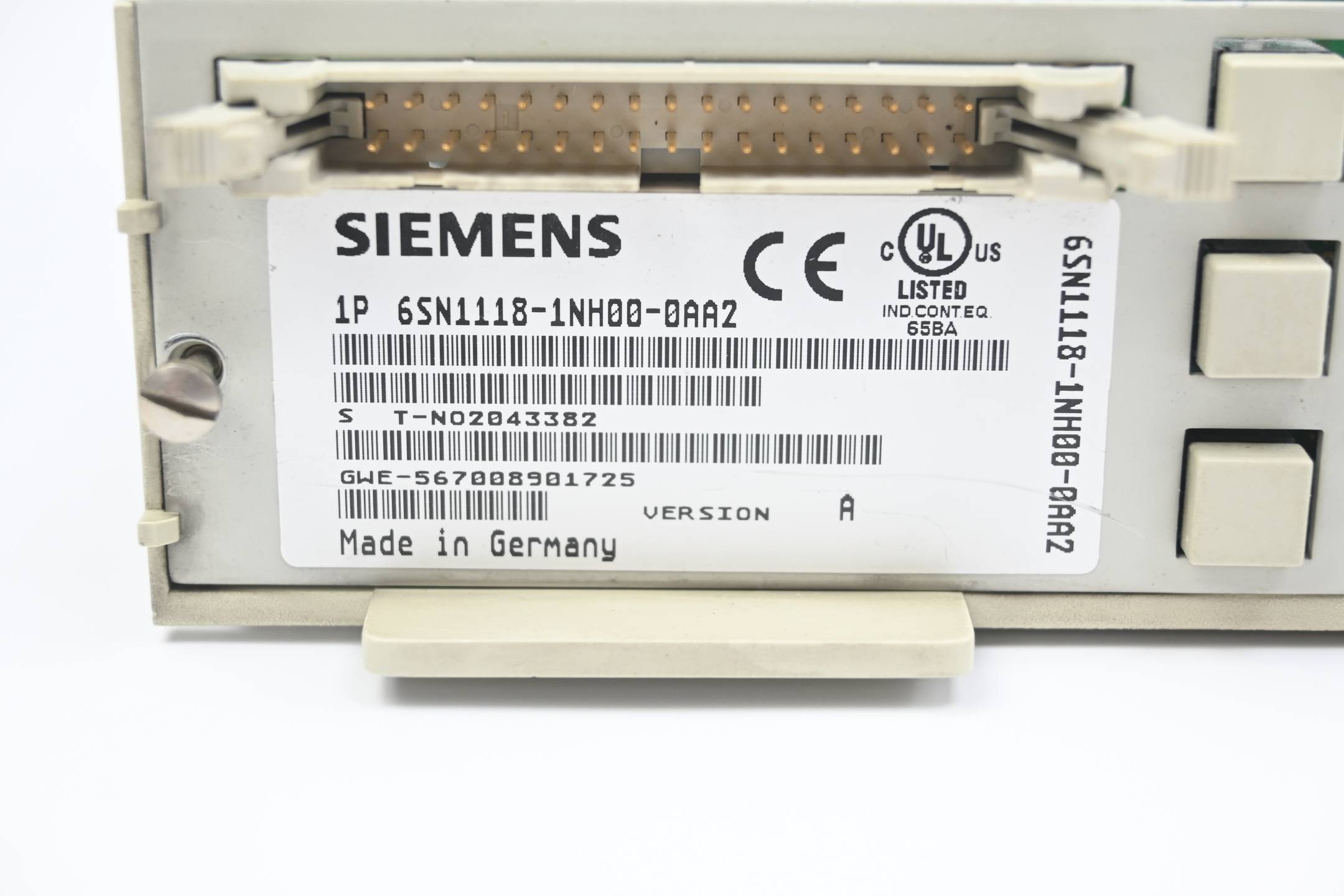 Siemens Simodrive 611 6SN1118-1NH00-0AA2 ( 6SN1 118-1NH00-0AA2 )