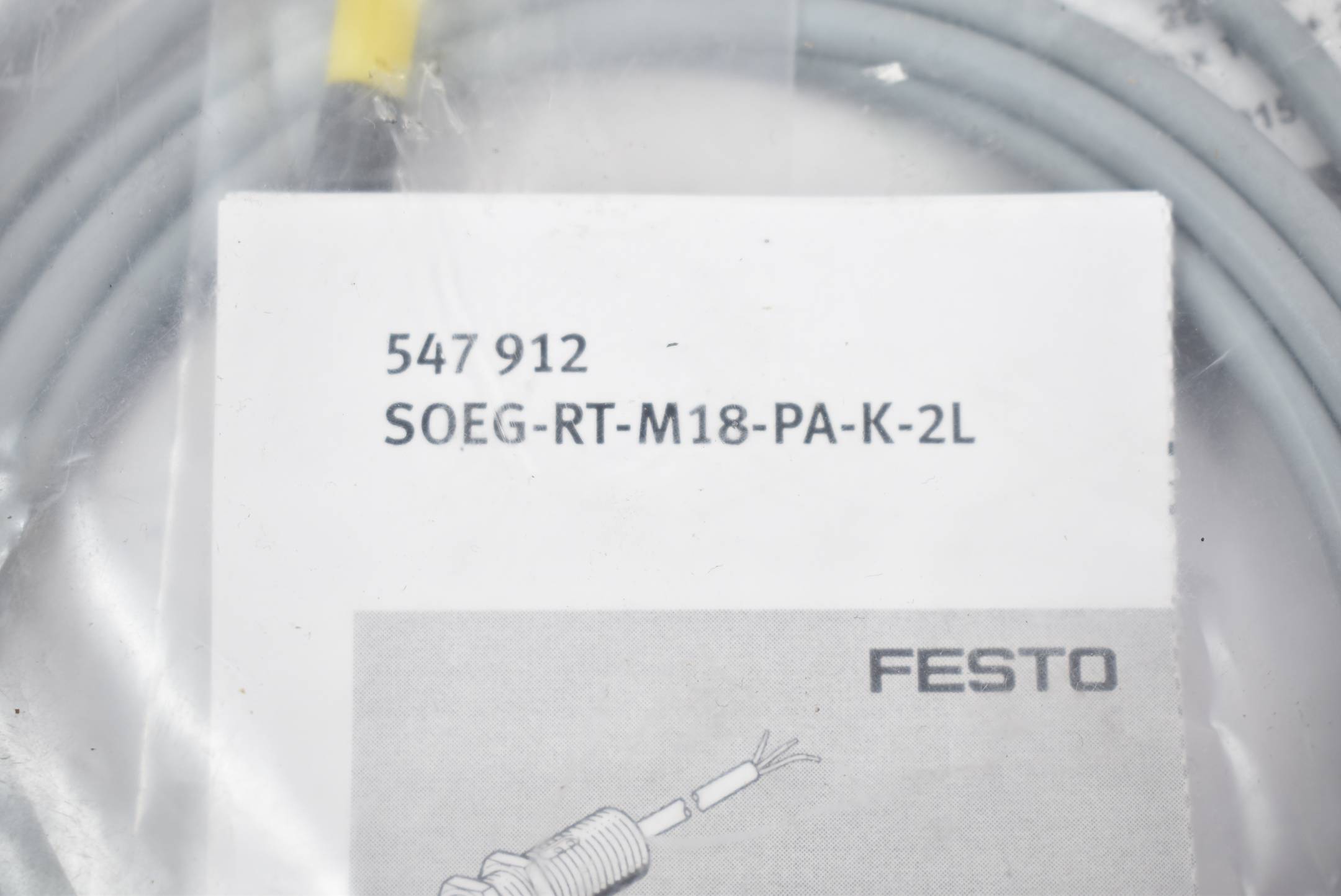 Festo Reflex-Lichttaster SOEG-RT-M18-PA-K-2L ( 547 912 )