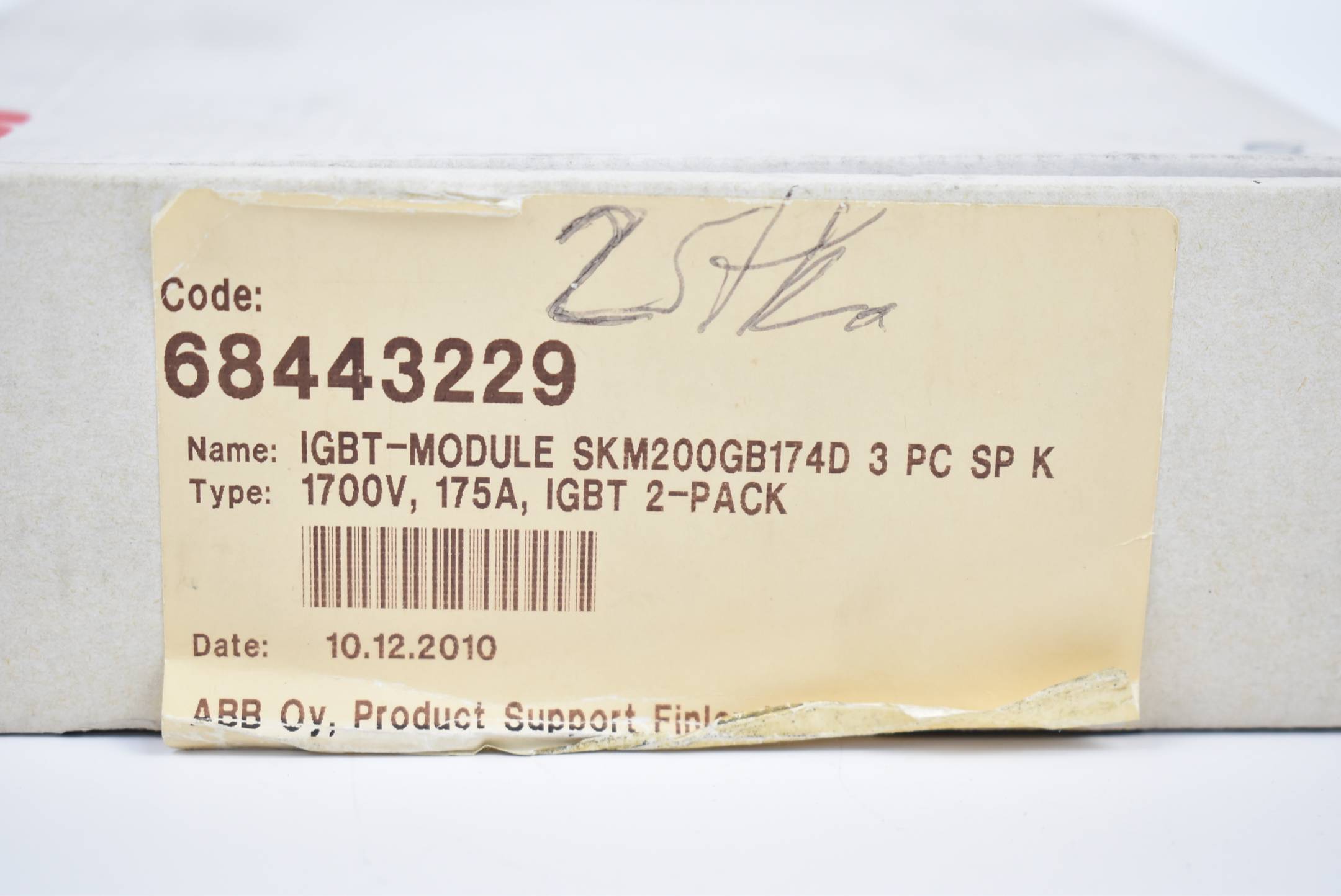 ABB IGBT-MODULE SKM200GB174D 3 PC SP K 68443229