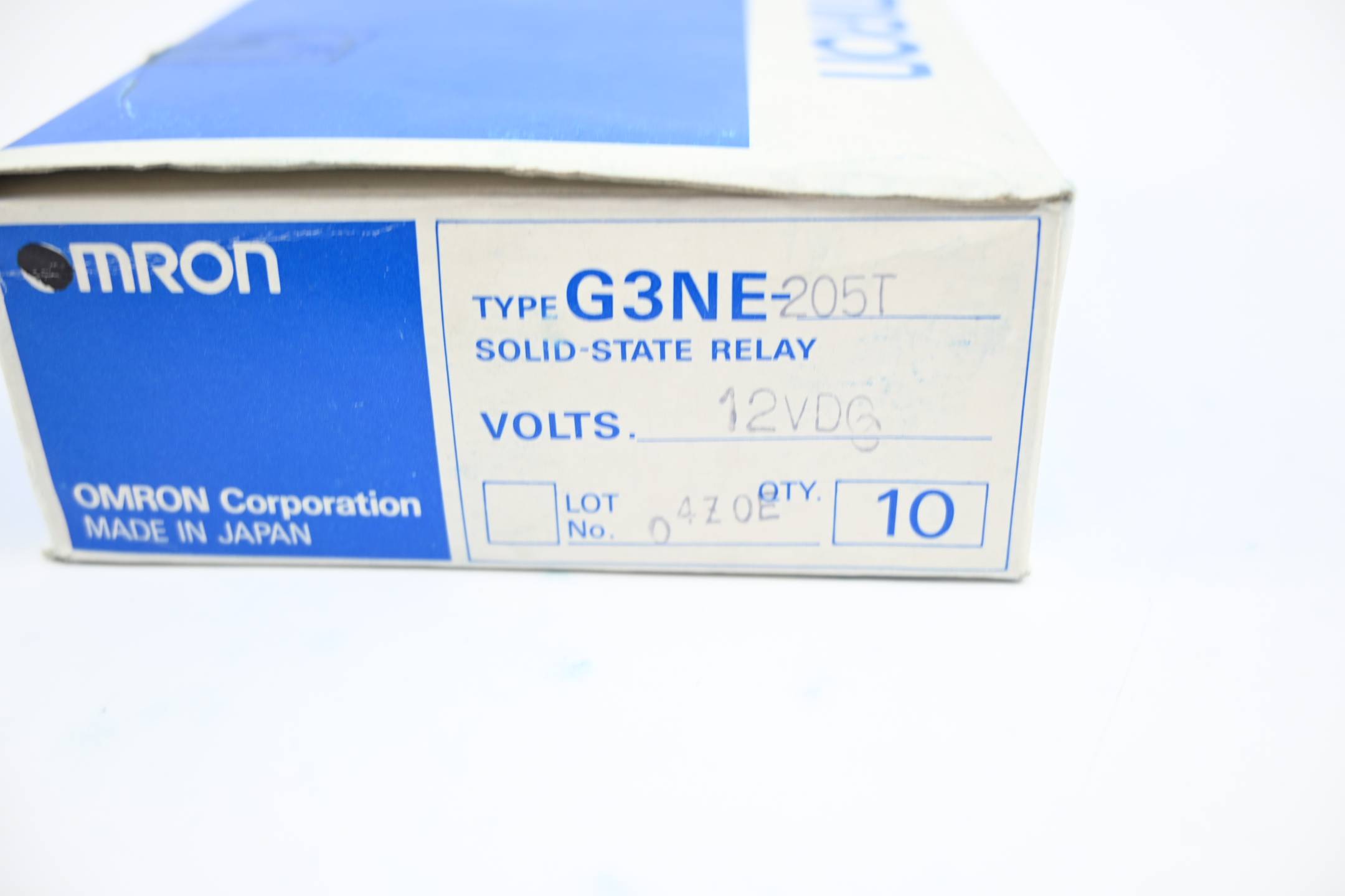 Omron 10 Stück Halbleiterrelais 12 VDC ( G3NE-205T )