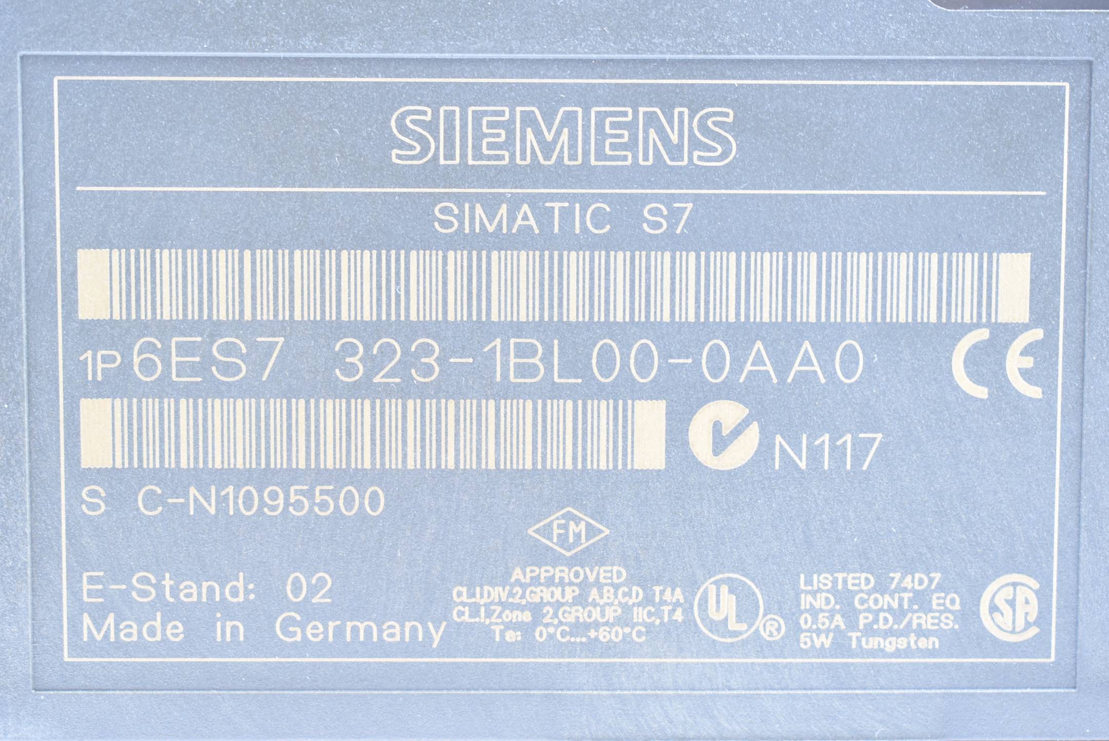 Siemens Simatic S7 6ES7323-1BL00-0AA0 ( 6ES7 323-1BL00-0AA0 )